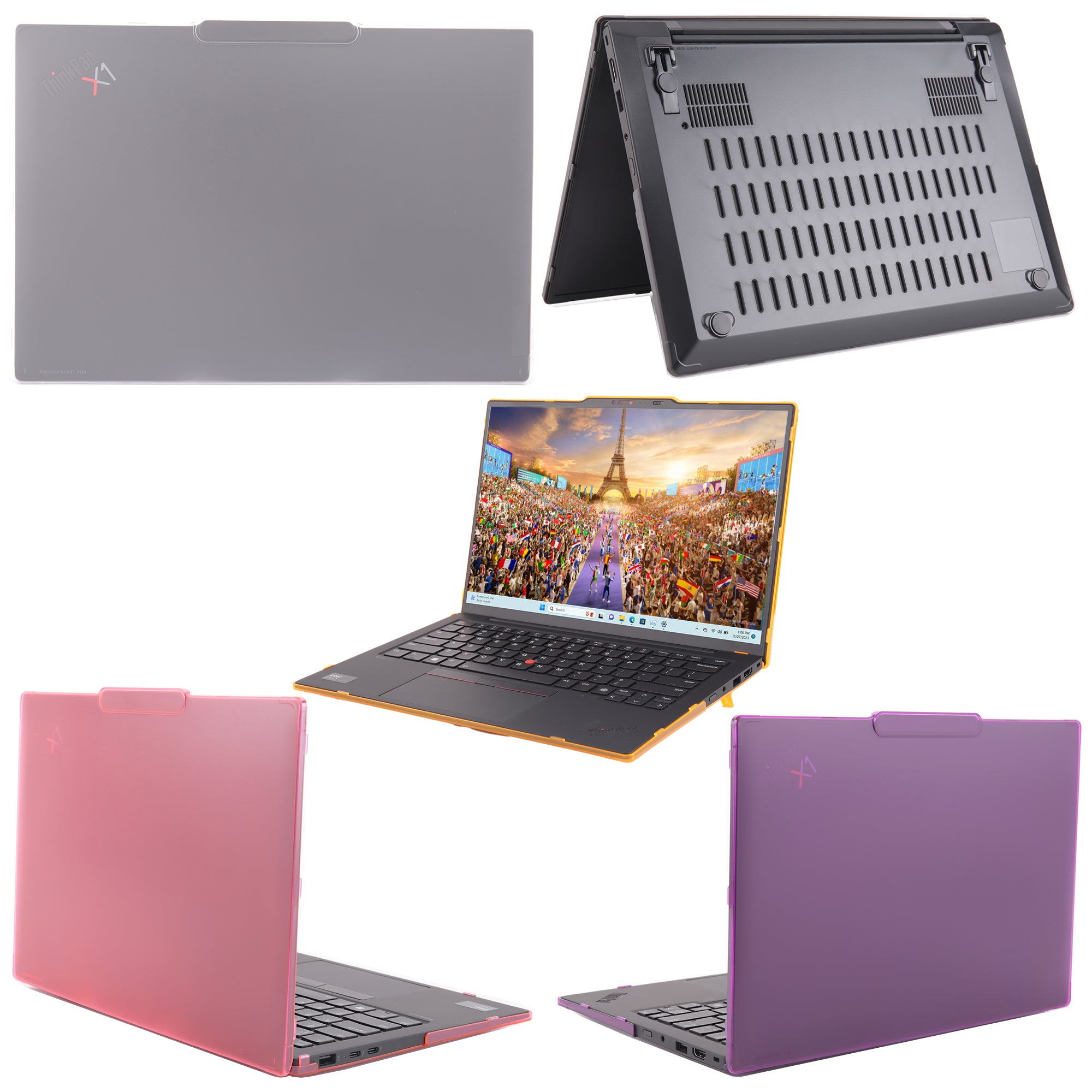 mCover Hard Case ONLY Compatible for 2024-2025 14" Lenovo ThinkPad X1 Carbon Gen 12/13 Windows Notebook PC (with 180-degree Hinge, NOT Fitting Any Other Lenovo Models)