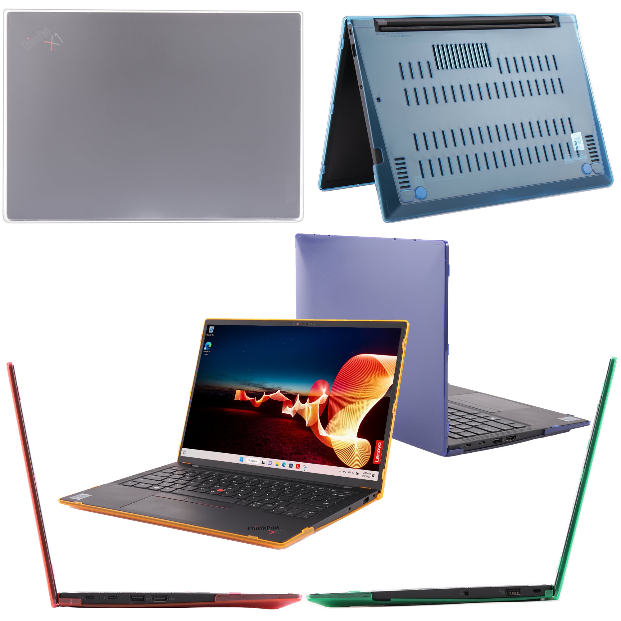 mCover Case ONLY Compatible for 2021-2024 14" Lenovo ThinkPad X1 Carbon Gen 9 / Gen 10 / Gen 11 Windows Notebook PC (with 180-degree Hinge, NOT Fitting Other Lenovo Models)