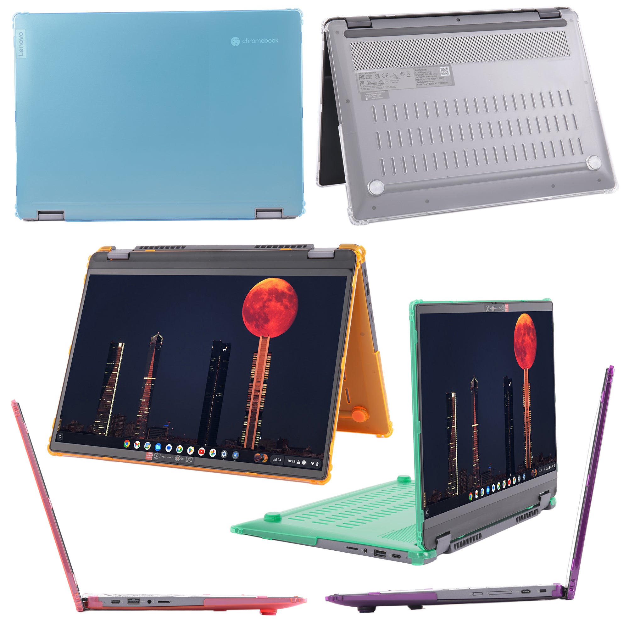 mCover Case ONLY Compatible for 2022-2025 14" Lenovo IP Flex 5 Chrome 14IAU7 (Plus) Convertible Chromebook Laptops (NOT Fitting Other Lenovo Models)