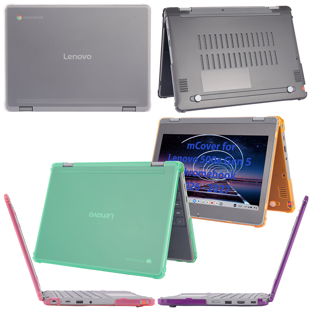 mCover Hard Case ONLY Compatible for 2026+ 11.6" or 12.2" Lenovo Chromebook 500e 2-in-1 Gen 5 Notebook Computer (NOT Fitting Any Other Lenovo Models)