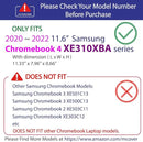 mCover Hard Shell Case for 2020~2022 11.6" Samsung Chromebook 4 XE310XBA Series