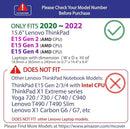 mCover Hard Shell Case for 2020-2022 Lenovo ThinkPad E15 AMD Gen 2/3/4 15.6-inch Laptop Computers