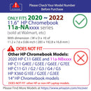 mCover Case Compatible for 2020~2022 11.6" HP Chromebook 11a-NAxxxx Series laptops ONLY (NOT Fitting Any Other HP Models)