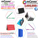 mCover Case Compatible for 2021~2022 11.6" Acer Chromebook 311 CB311-11H (180° Hinge) & Spin 311 CP311-3H Series Convertible ONLY (NOT Fitting Other Acer Models)