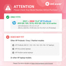 mCover Case Compatible ONLY for 2021～2024 15.6" HP ProBook 450 G8 / G9 / G10 and 455 G8 / G9 / G10 Series Notebook PC (NOT Fitting Other HP Models)