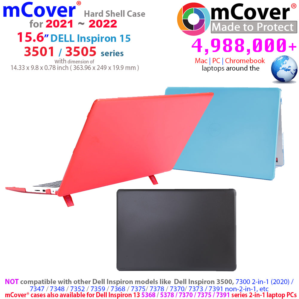 mCover Case Compatible for 2021-2022 15.6" Dell Inspiron 15 3501 3505 Series Laptop Computer ONLY (NOT Fitting Other Dell Models)