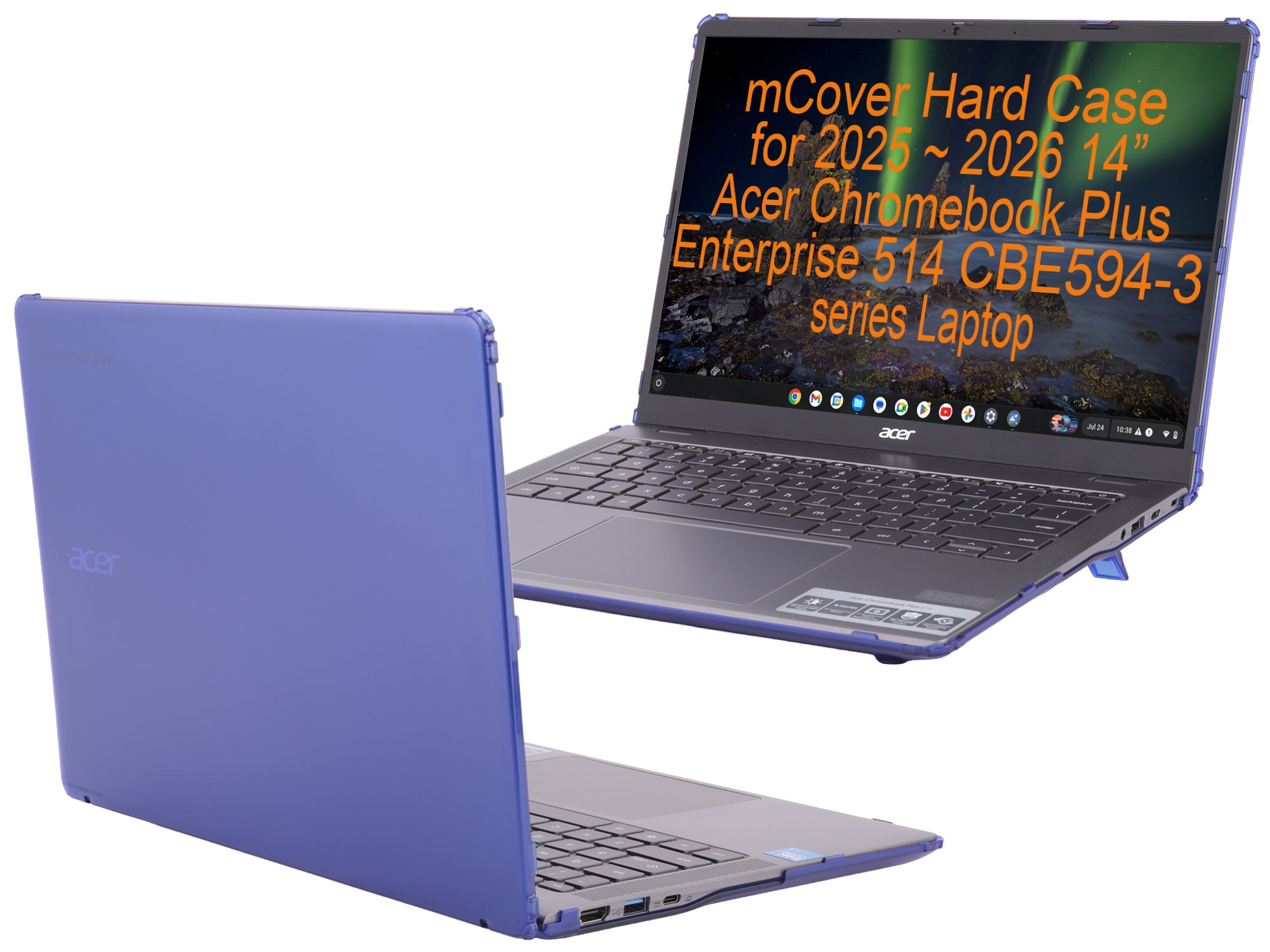 mCover Case ONLY Compatible for 2025 or Newer 14-inch Acer Chromebook Plus Enterprise 514 CBE594-3 Series Laptop Computer（NOT Fitting Other Acer Models
