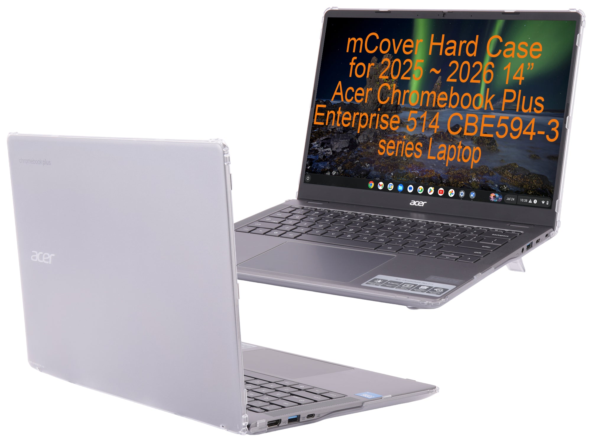 mCover Case ONLY Compatible for 2025 or Newer 14-inch Acer Chromebook Plus Enterprise 514 CBE594-3 Series Laptop Computer（NOT Fitting Other Acer Models