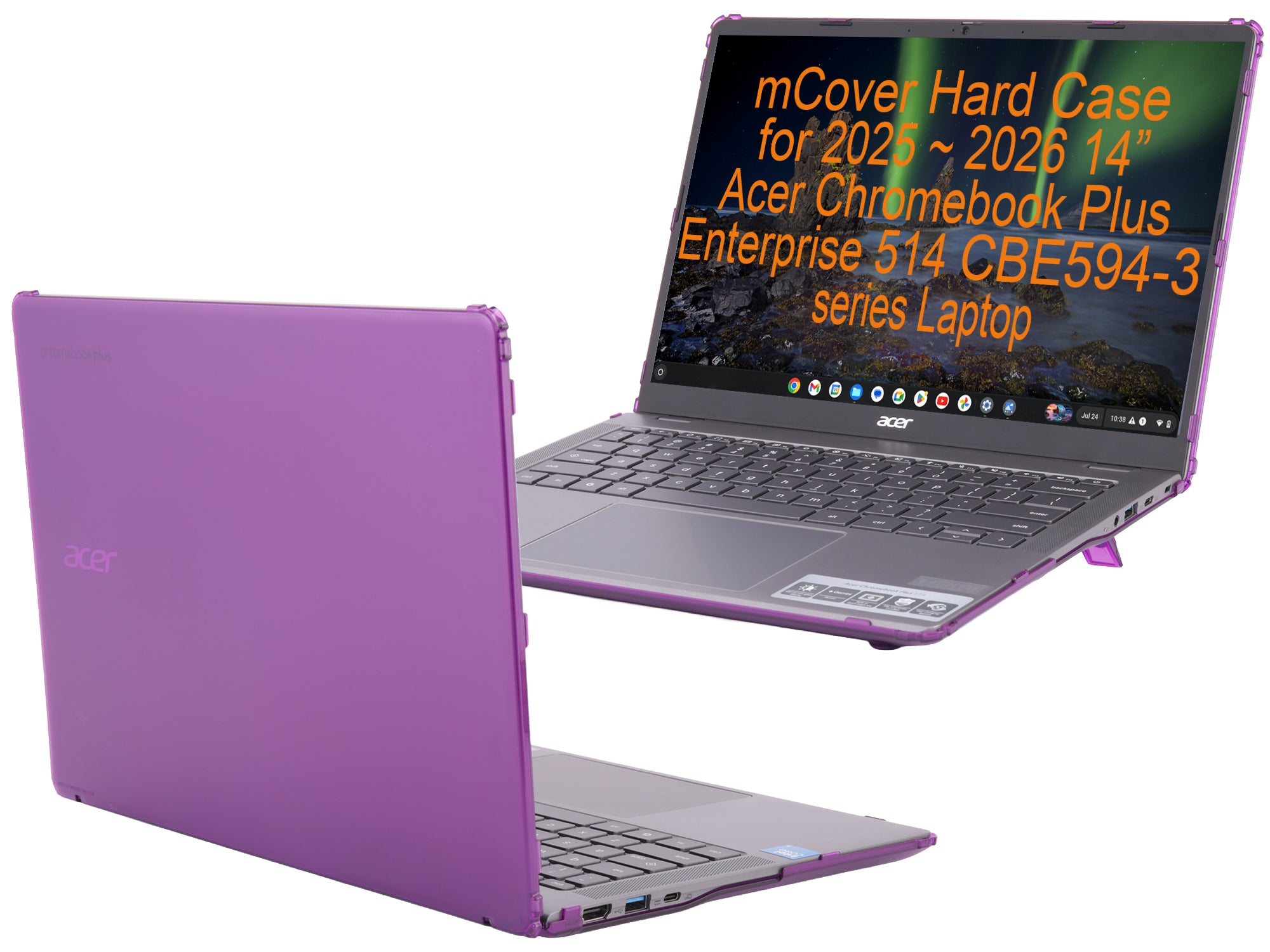 mCover Case ONLY Compatible for 2025 or Newer 14-inch Acer Chromebook Plus Enterprise 514 CBE594-3 Series Laptop Computer（NOT Fitting Other Acer Models