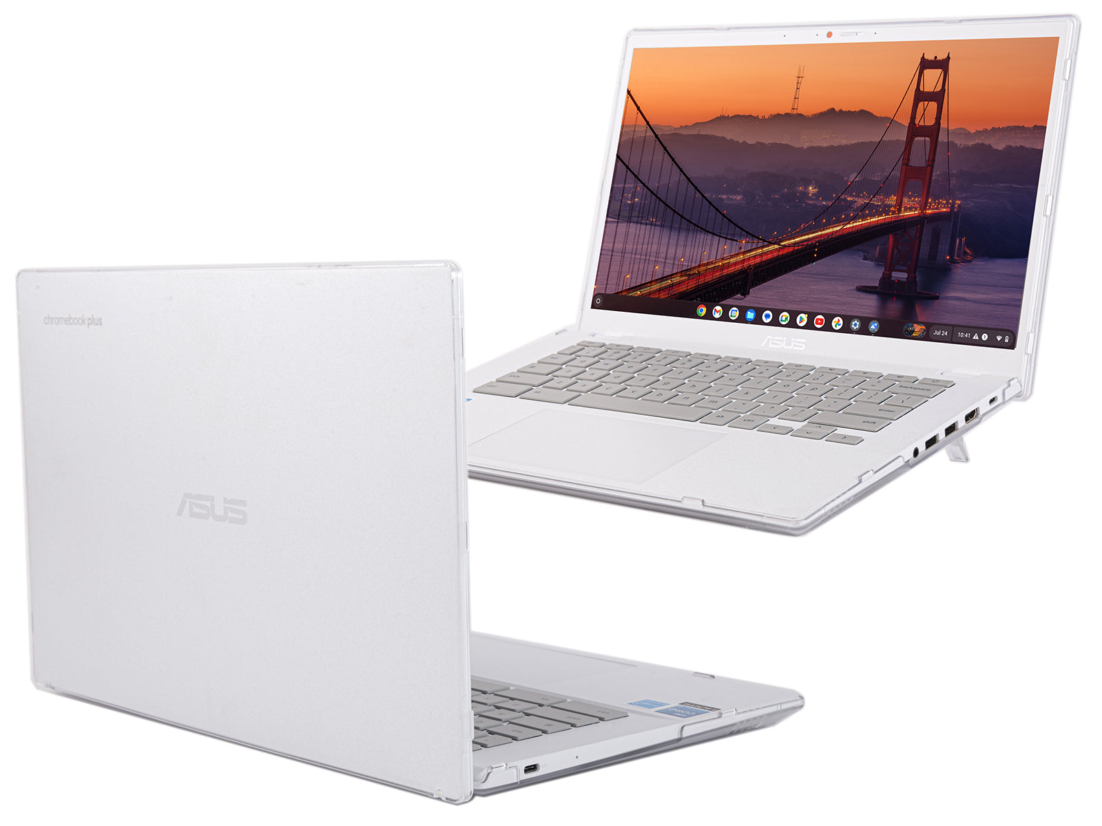 mCover Case ONLY Compatible with 2023~2024 14-inch ASUS Chromebook Plus Enterprise CX34 (CX3402) Series Laptop Computers (NOT Fitting Any Other ASUS Models)