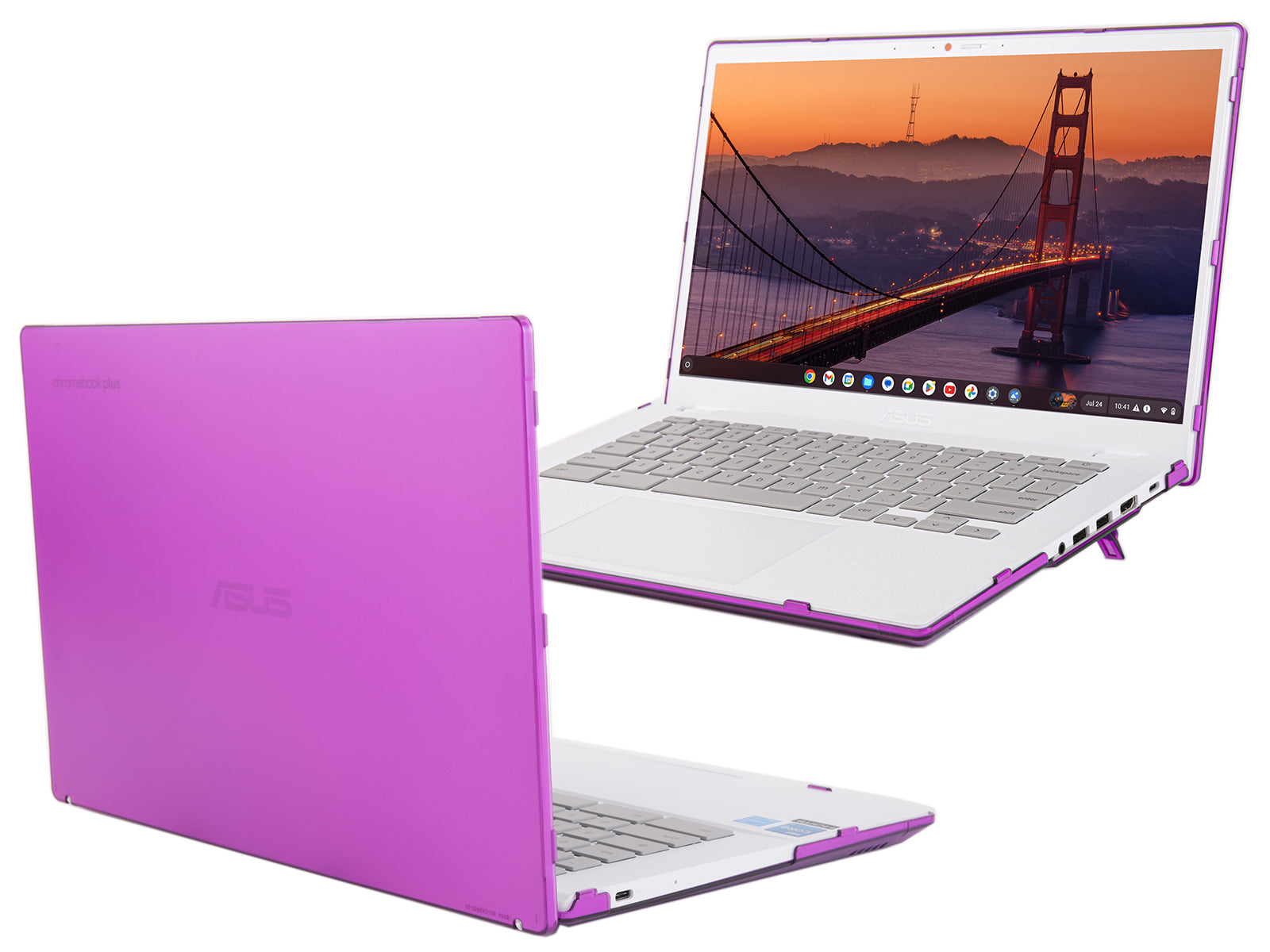 mCover Case ONLY Compatible with 2023~2024 14-inch ASUS Chromebook Plus Enterprise CX34 (CX3402) Series Laptop Computers (NOT Fitting Any Other ASUS Models)