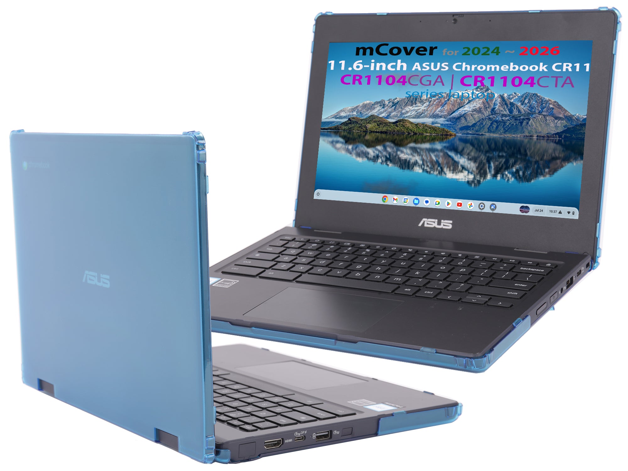 mCover Case Only Compatible for 2024~2026 11.6" ASUS Chromebook CR11 (CR1104CGA or CR1104CTA) Series Laptop Computers (NOT Fitting Any Other ASUS Models)