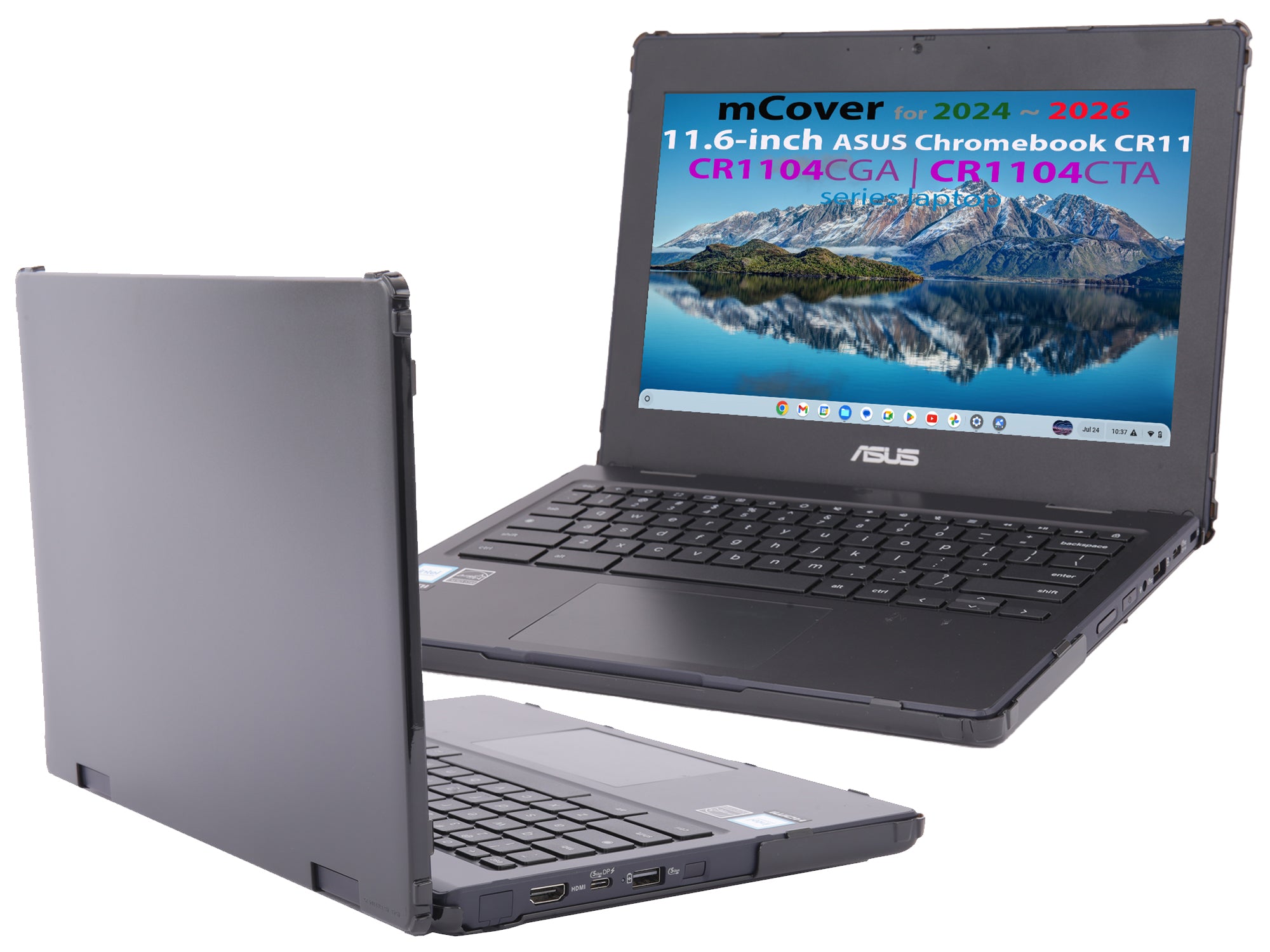 mCover Case Only Compatible for 2024~2026 11.6" ASUS Chromebook CR11 (CR1104CGA or CR1104CTA) Series Laptop Computers (NOT Fitting Any Other ASUS Models)