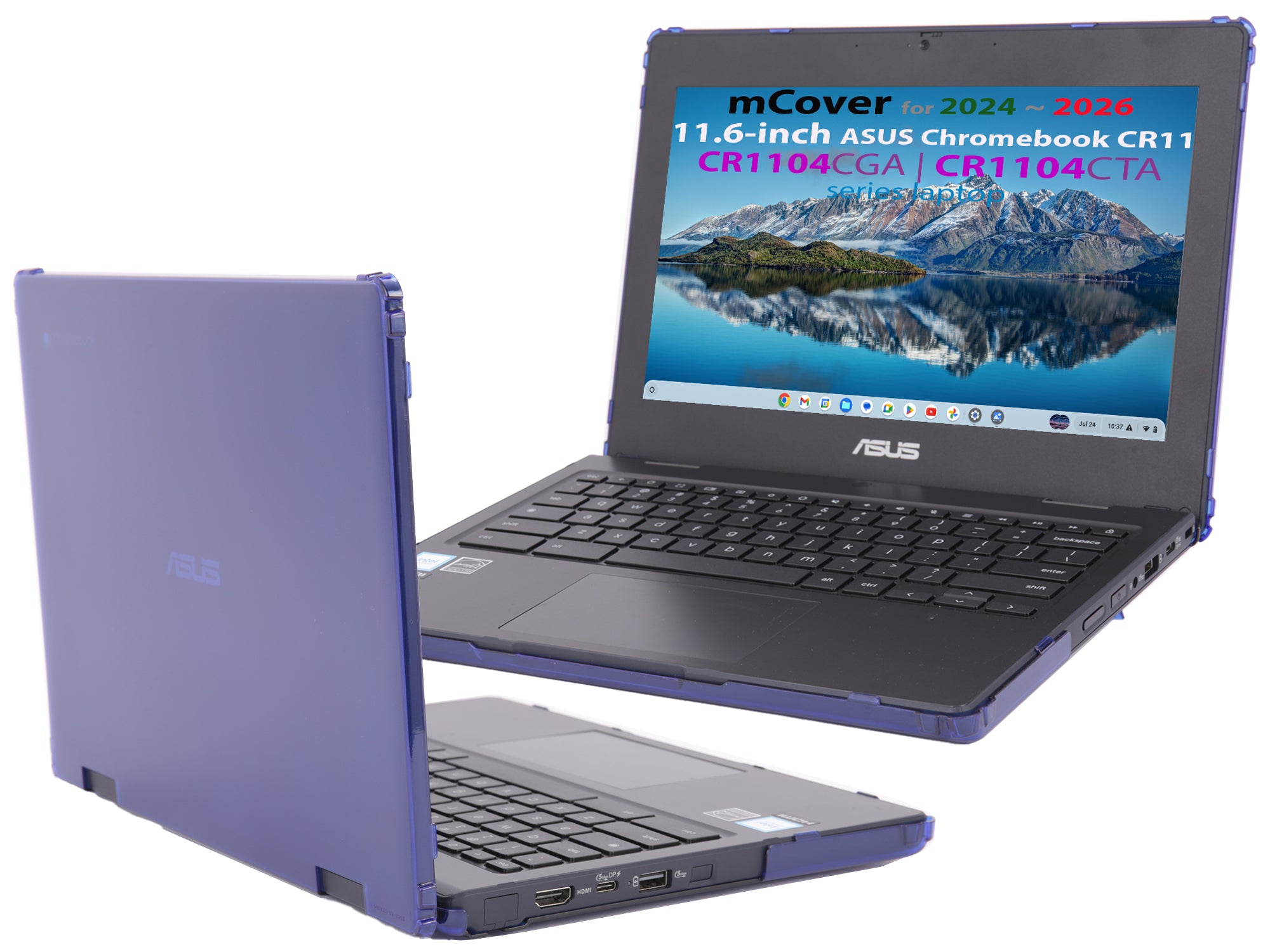 mCover Case Only Compatible for 2024~2026 11.6" ASUS Chromebook CR11 (CR1104CGA or CR1104CTA) Series Laptop Computers (NOT Fitting Any Other ASUS Models)