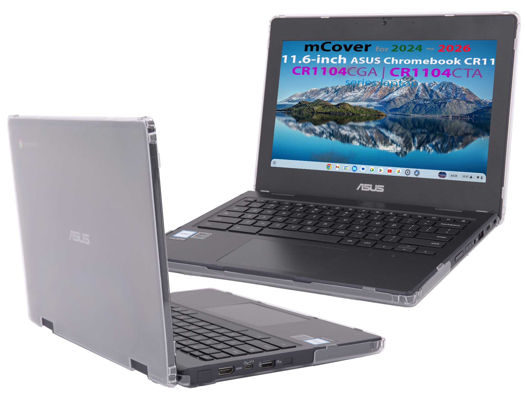 mCover Case Only Compatible for 2024~2026 11.6" ASUS Chromebook CR11 (CR1104CGA or CR1104CTA) Series Laptop Computers (NOT Fitting Any Other ASUS Models)