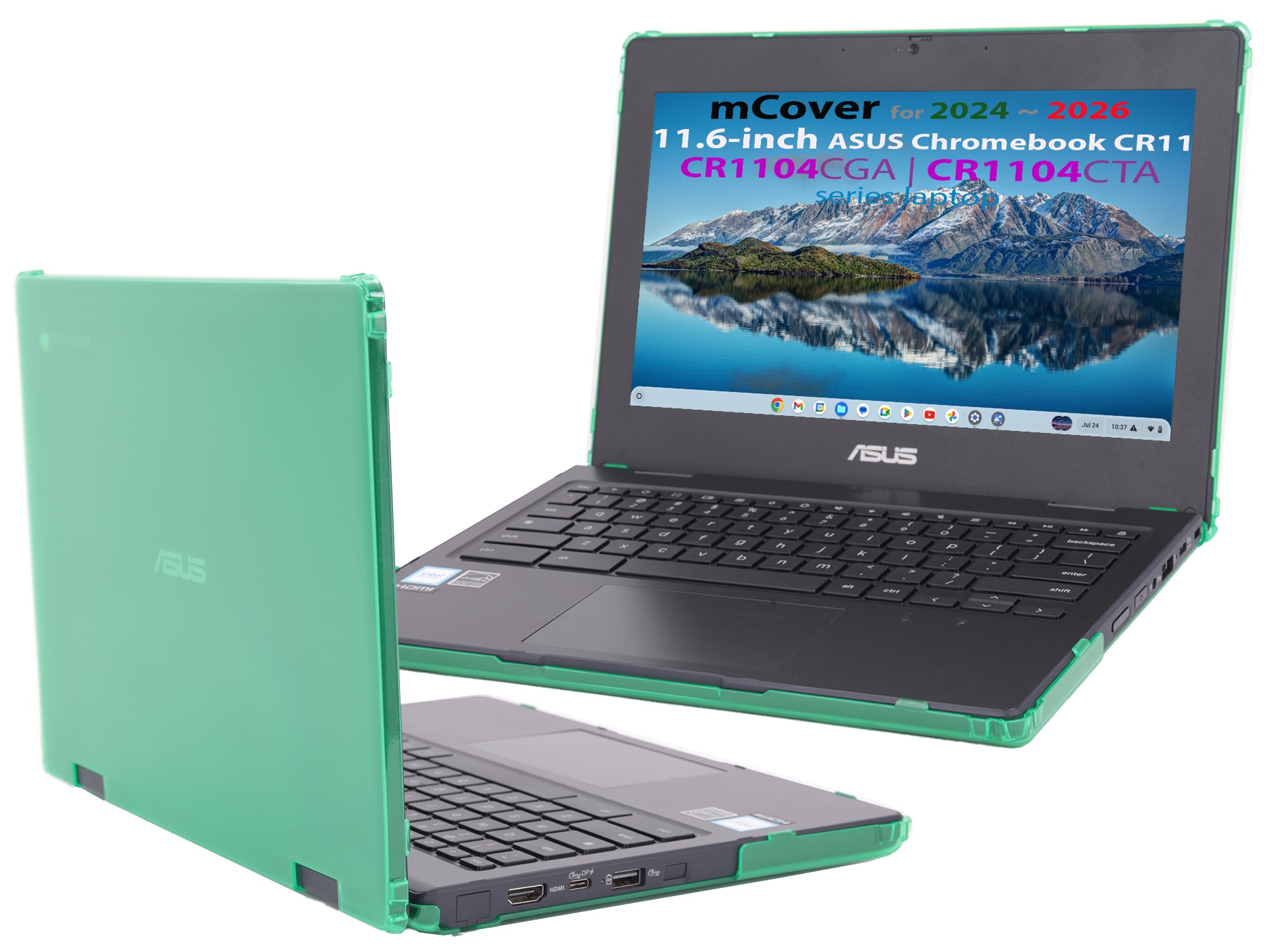 mCover Case Only Compatible for 2024~2026 11.6" ASUS Chromebook CR11 (CR1104CGA or CR1104CTA) Series Laptop Computers (NOT Fitting Any Other ASUS Models)