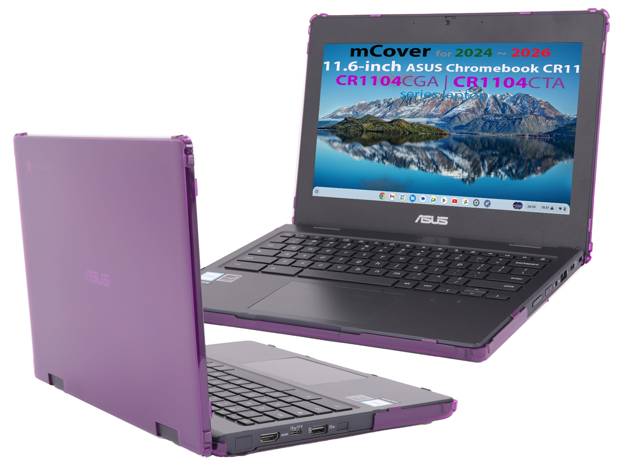 mCover Case Only Compatible for 2024~2026 11.6" ASUS Chromebook CR11 (CR1104CGA or CR1104CTA) Series Laptop Computers (NOT Fitting Any Other ASUS Models)