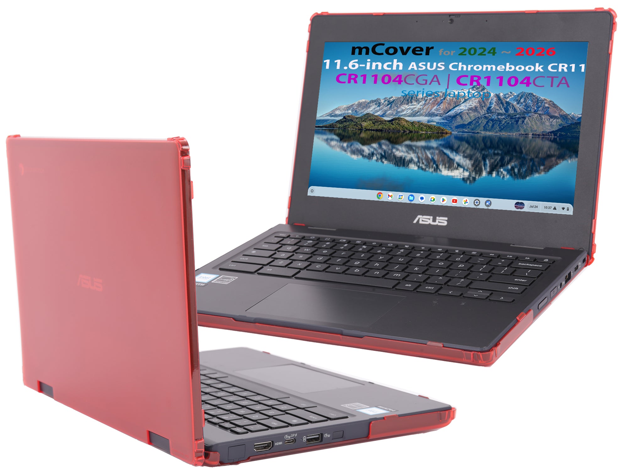 mCover Case Only Compatible for 2024~2026 11.6" ASUS Chromebook CR11 (CR1104CGA or CR1104CTA) Series Laptop Computers (NOT Fitting Any Other ASUS Models)