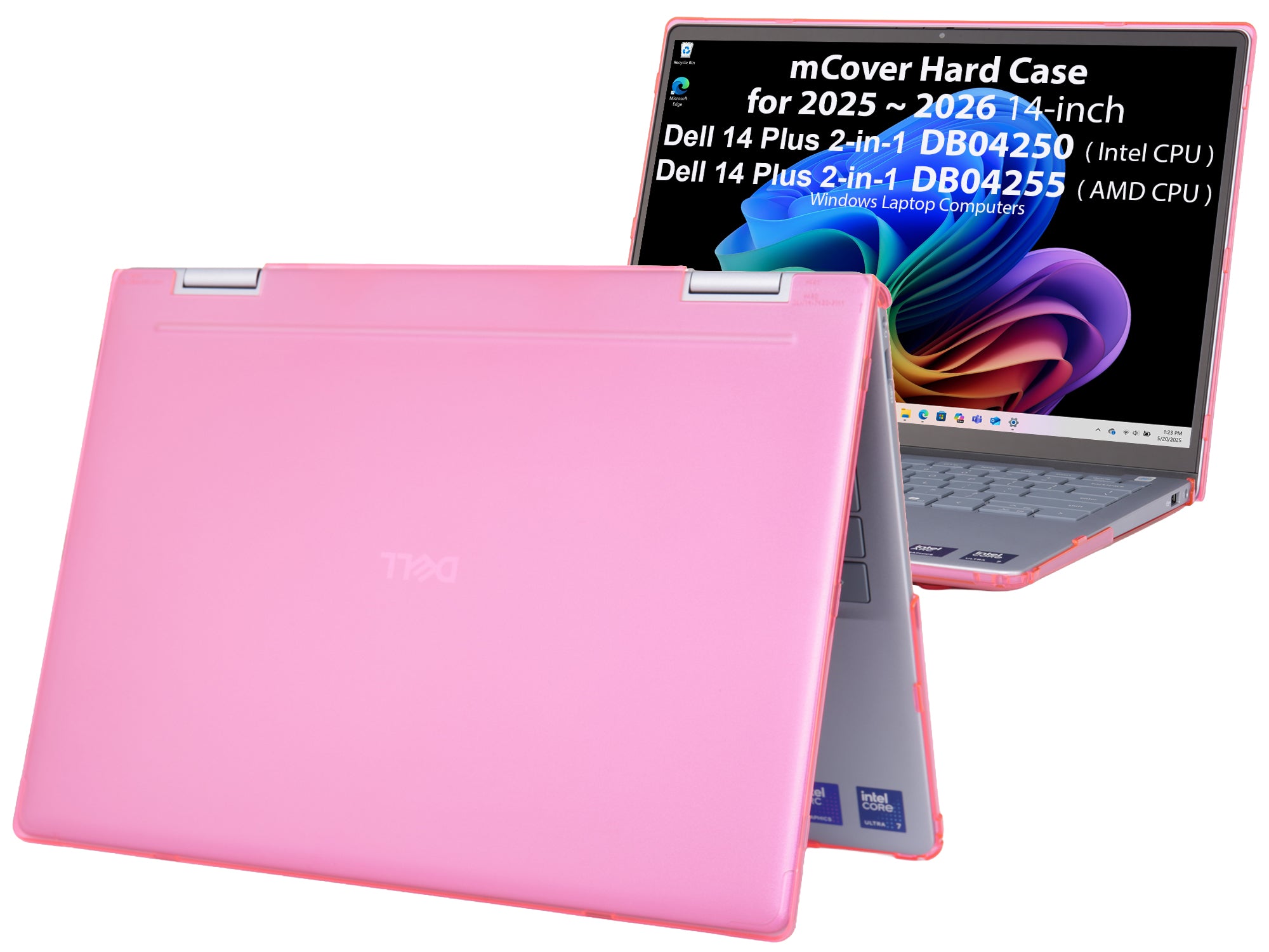 mCover Case ONLY Compatible for 2025-2026 14" Dell 14 Plus 2-in-1 DB04250 / DB04255 Windows Laptop PC (NOT Fitting Any Other Dell Models)