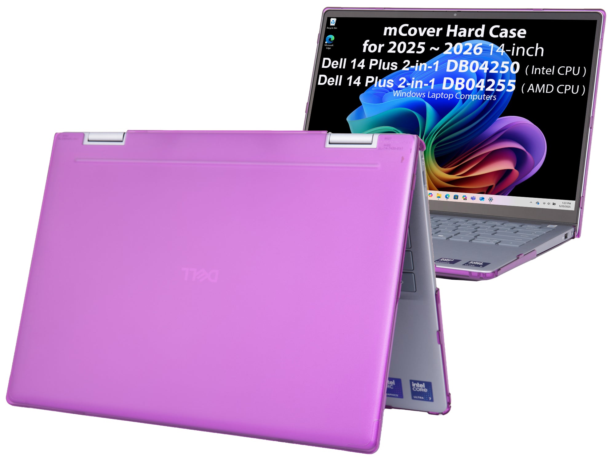 mCover Case ONLY Compatible for 2025-2026 14" Dell 14 Plus 2-in-1 DB04250 / DB04255 Windows Laptop PC (NOT Fitting Any Other Dell Models)