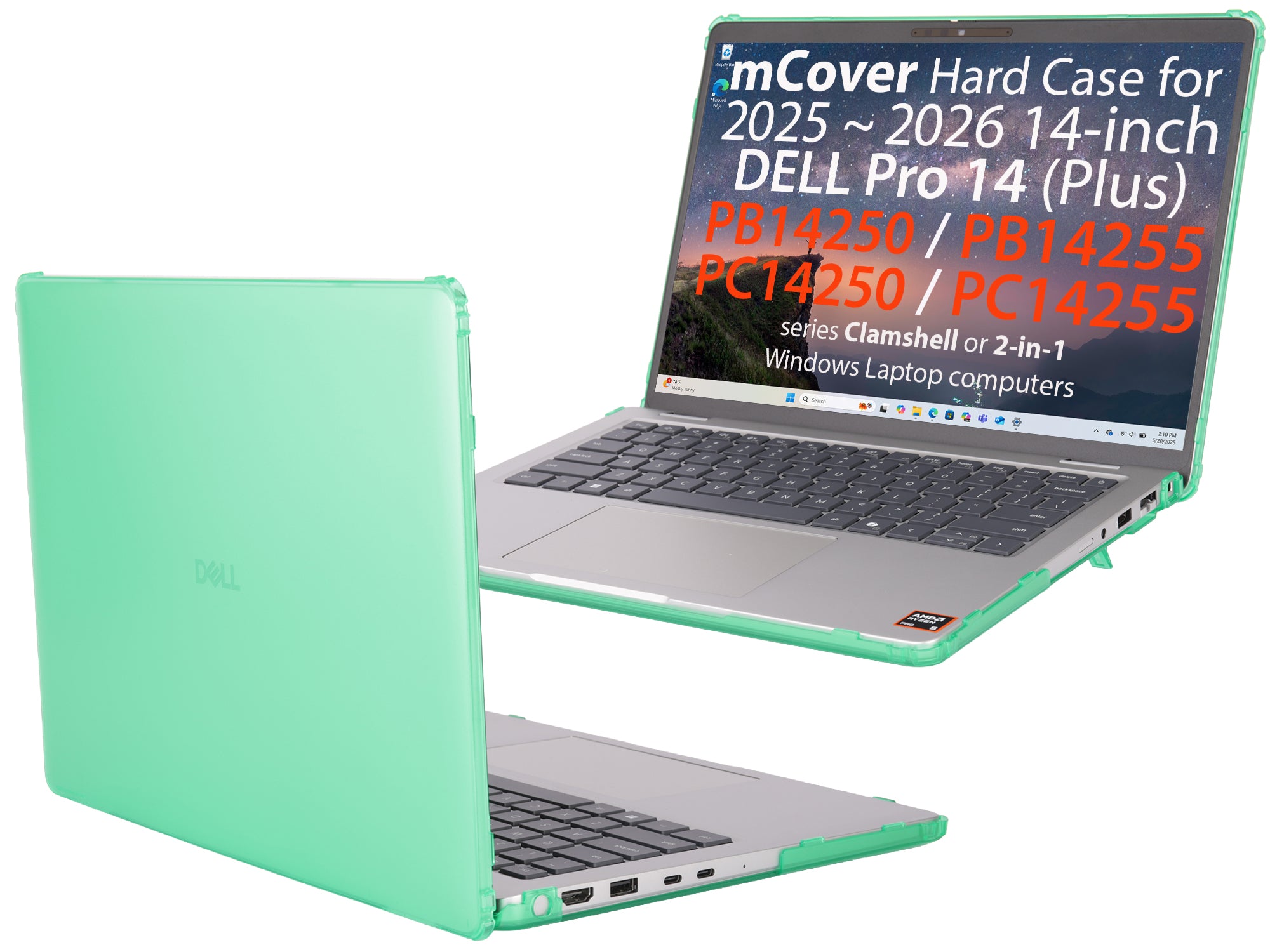 mCover Case ONLY Compatible for 2025-2026 14" Dell Pro 14 Plus PB14250 PB14255 and Pro 14 PC14250 PC14255 Windows PC (NOT Fitting Any Other Dell Models)