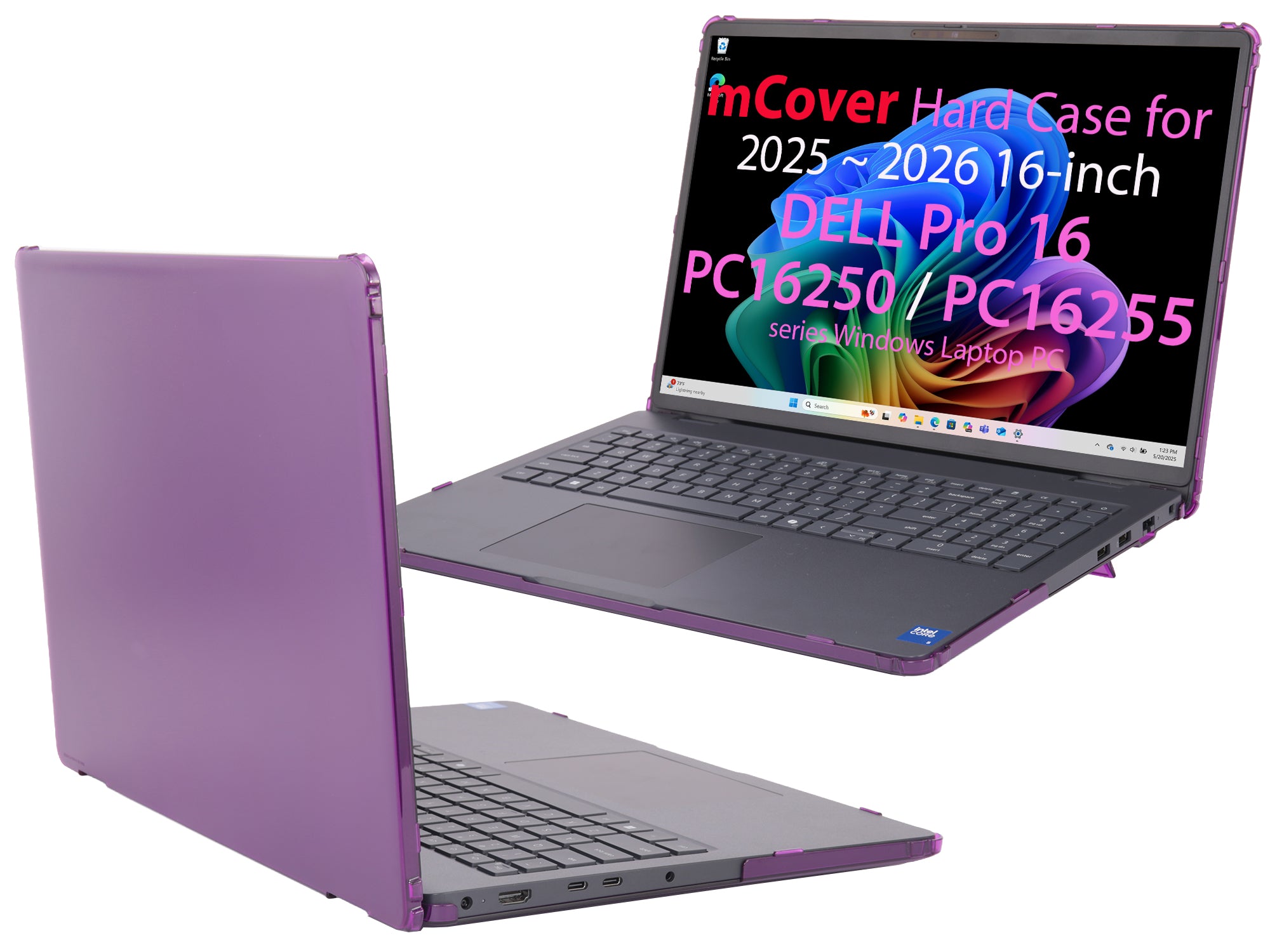 mCover Case ONLY Compatible for 2025-2026 16" Dell Pro 16 PB16250 / PB16255/ PC16250 / PC16255 Series Windows Laptop PC (NOT Fitting Any Other Dell Models)