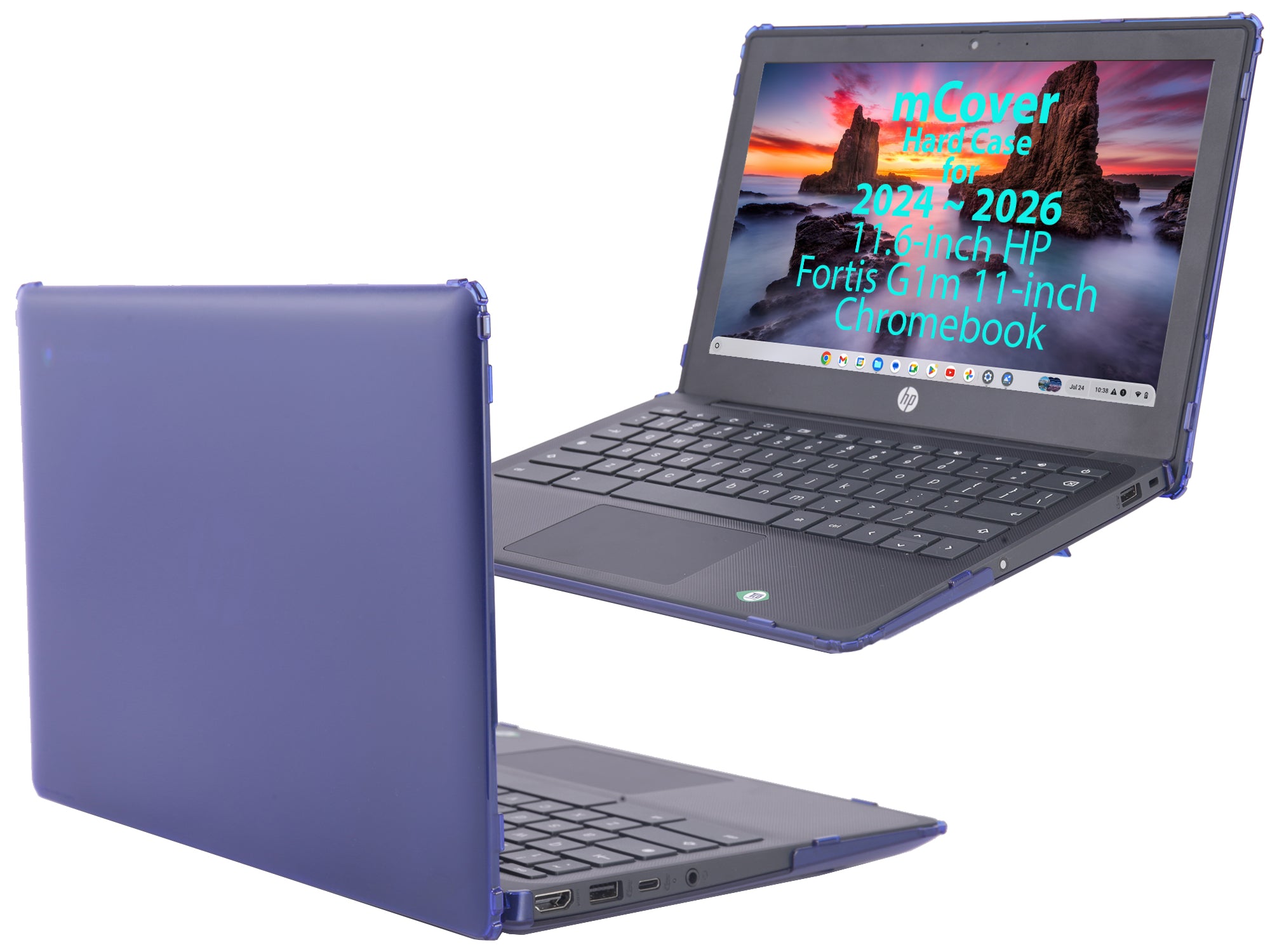 mCover Case ONLY Compatible for 2024-2026 11.6" HP Fortis G1m 11 Clamshell or Fortis Flip G1m 11 2-in-1 Chromebook (NOT Fitting Any Other HP Models)