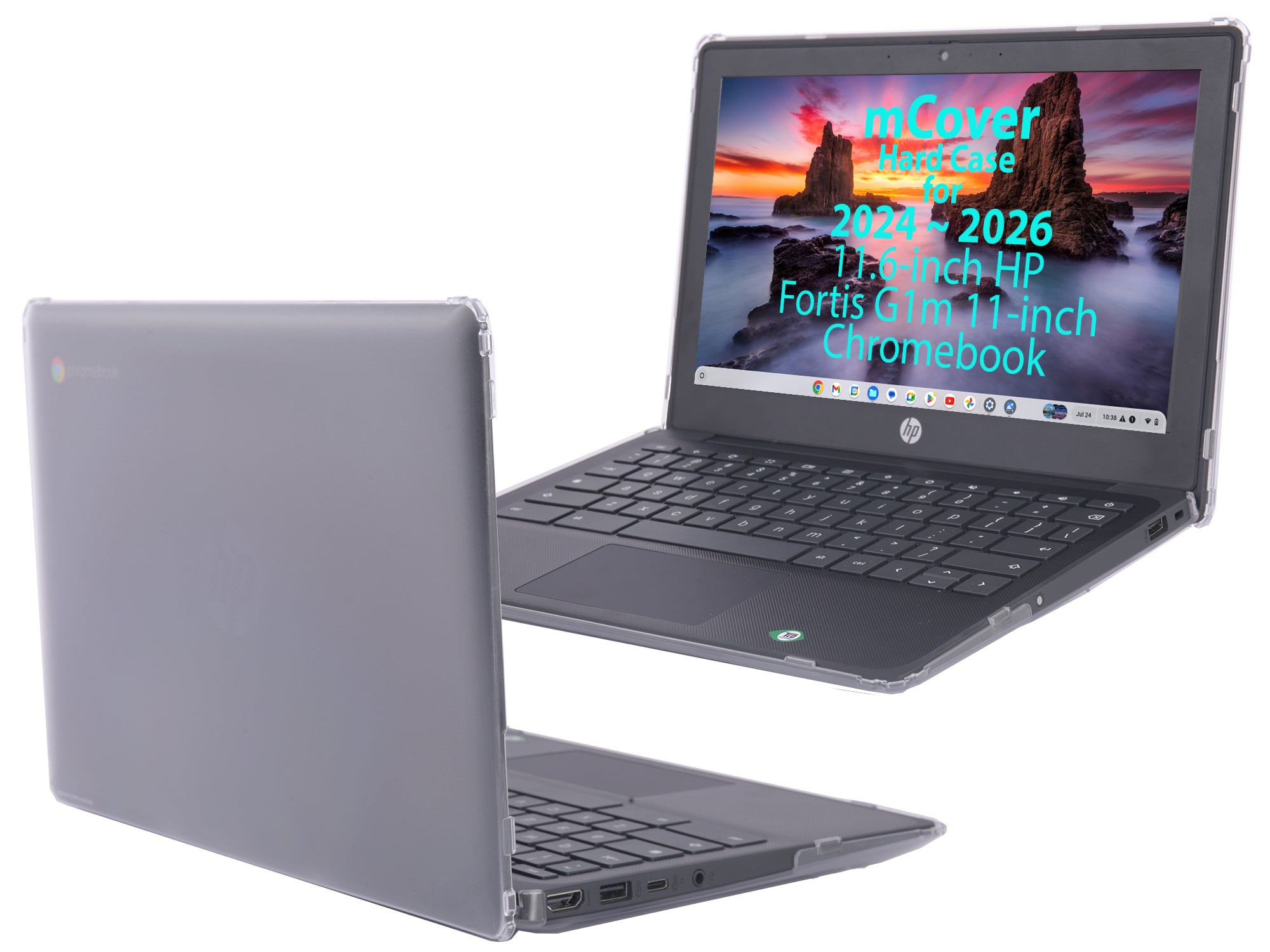 mCover Case ONLY Compatible for 2024-2026 11.6" HP Fortis G1m 11 Clamshell or Fortis Flip G1m 11 2-in-1 Chromebook (NOT Fitting Any Other HP Models)