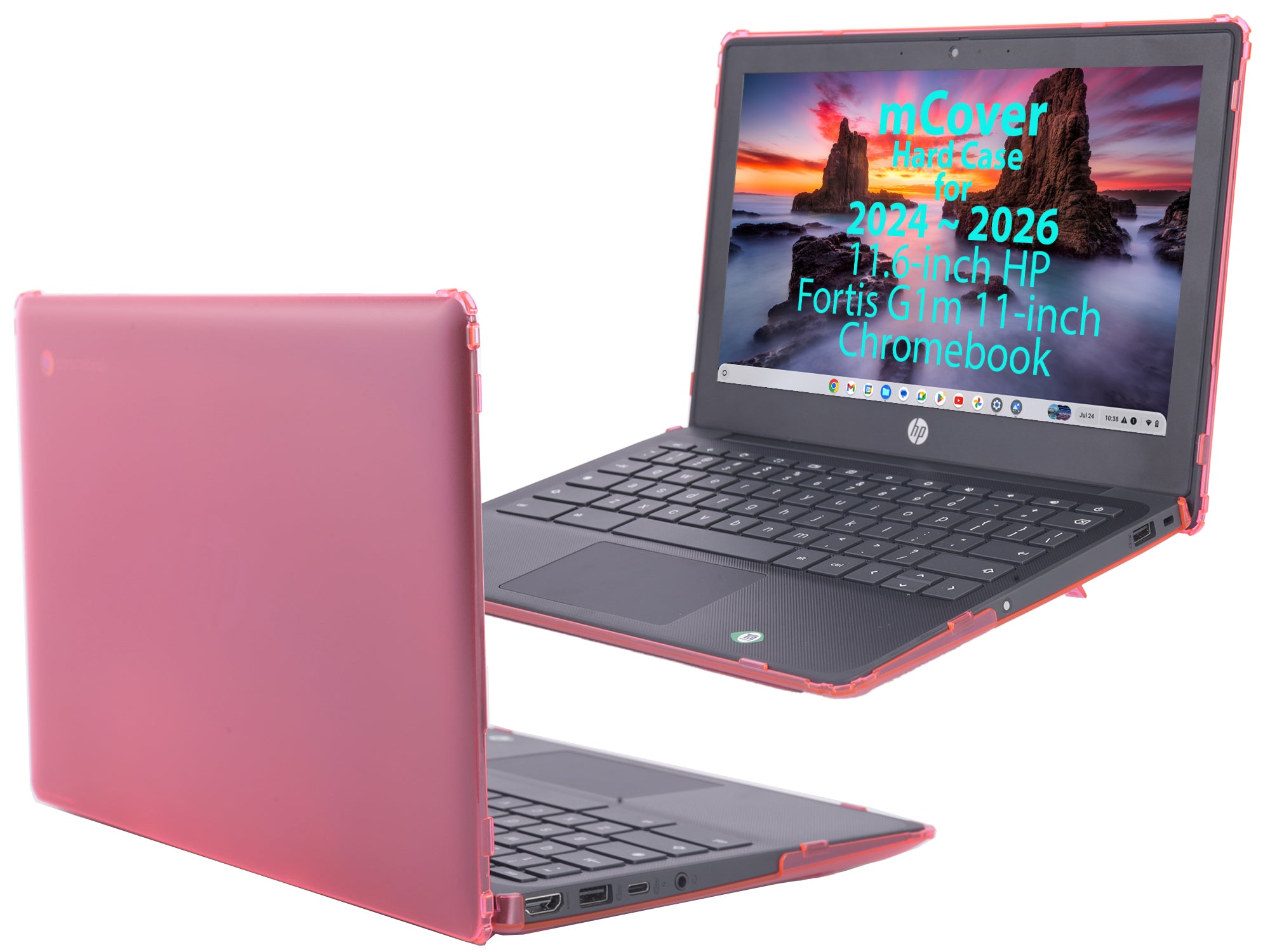 mCover Case ONLY Compatible for 2024-2026 11.6" HP Fortis G1m 11 Clamshell or Fortis Flip G1m 11 2-in-1 Chromebook (NOT Fitting Any Other HP Models)