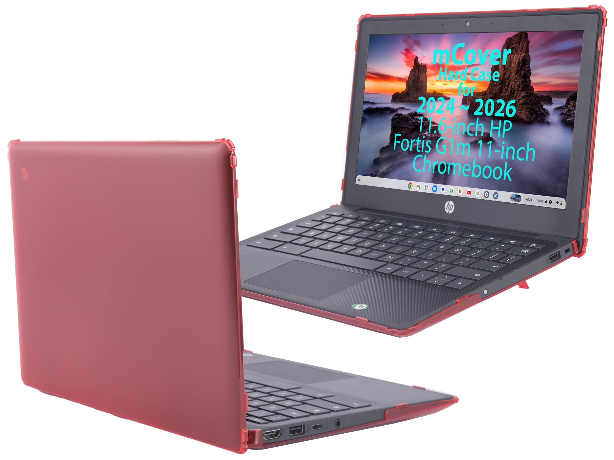 mCover Case ONLY Compatible for 2024-2026 11.6" HP Fortis G1m 11 Clamshell or Fortis Flip G1m 11 2-in-1 Chromebook (NOT Fitting Any Other HP Models)