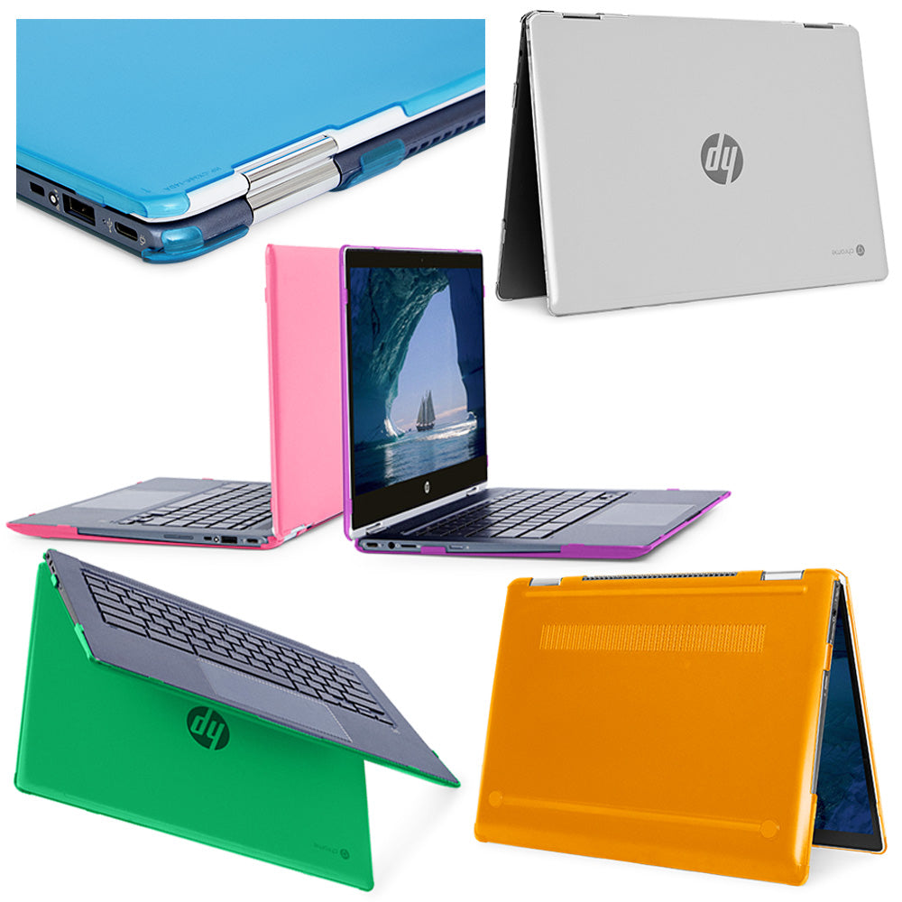 mCover Aqua Clip-On Case for 2020-2022 HP Chromebook x360 14a-CA0000 Series Laptops