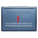 mCover Aqua Clip-On Case for 2020-2022 HP Chromebook x360 14a-CA0000 Series Laptops