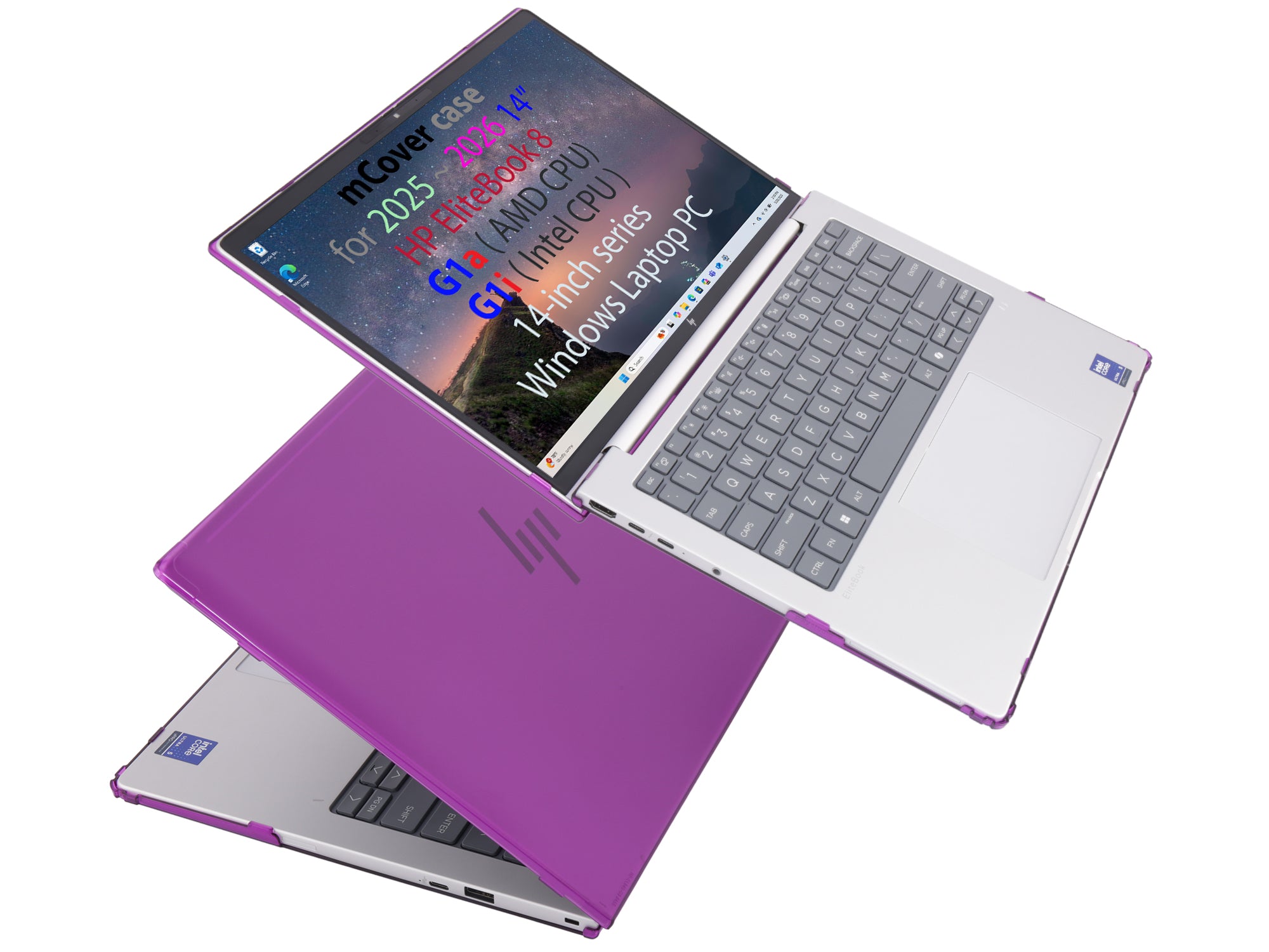 mCover Case Compatible Only for 2025-2026 14" HP EliteBook 8 G1a | G1i 14 inch Windows Laptop Computer (NOT Fitting Any Other HP Models)