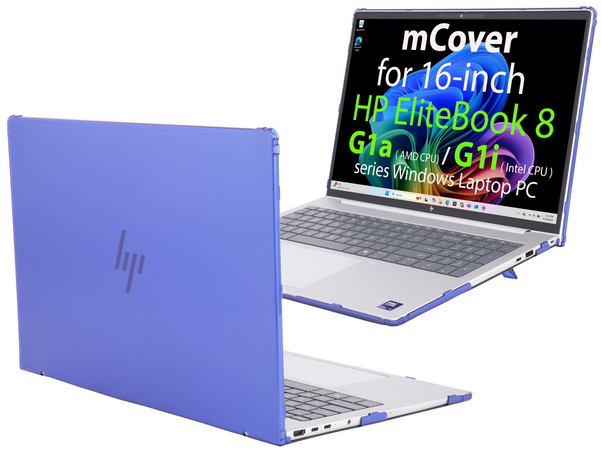 mCover Case Only Compatible for 2025～2026 16" HP EliteBook 8 G1a (AMD) | G1i (Intel) 16 inch Windows Notebook AI PC (Not for Other HP Models)