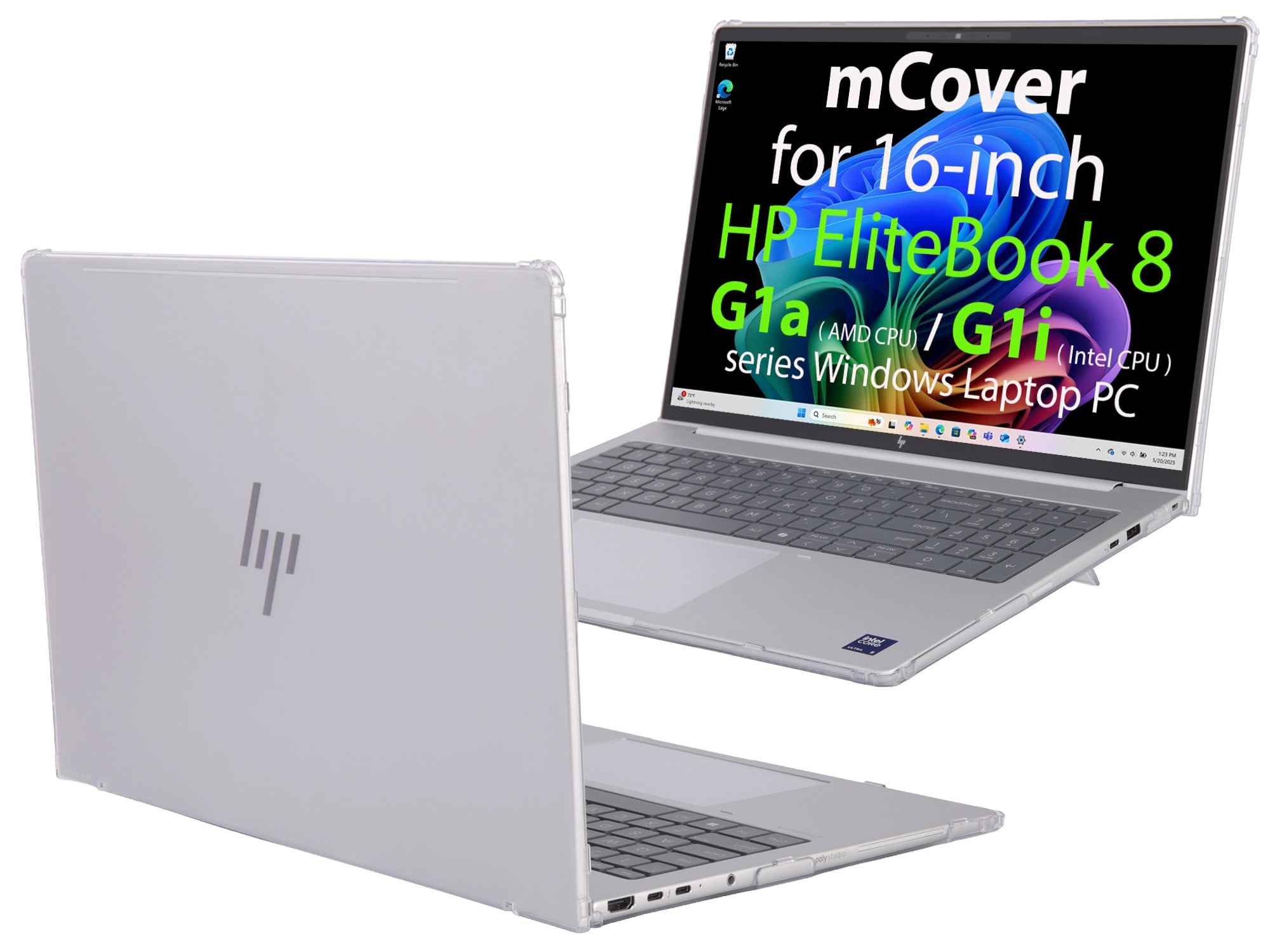 mCover Case Only Compatible for 2025～2026 16" HP EliteBook 8 G1a (AMD) | G1i (Intel) 16 inch Windows Notebook AI PC (Not for Other HP Models)