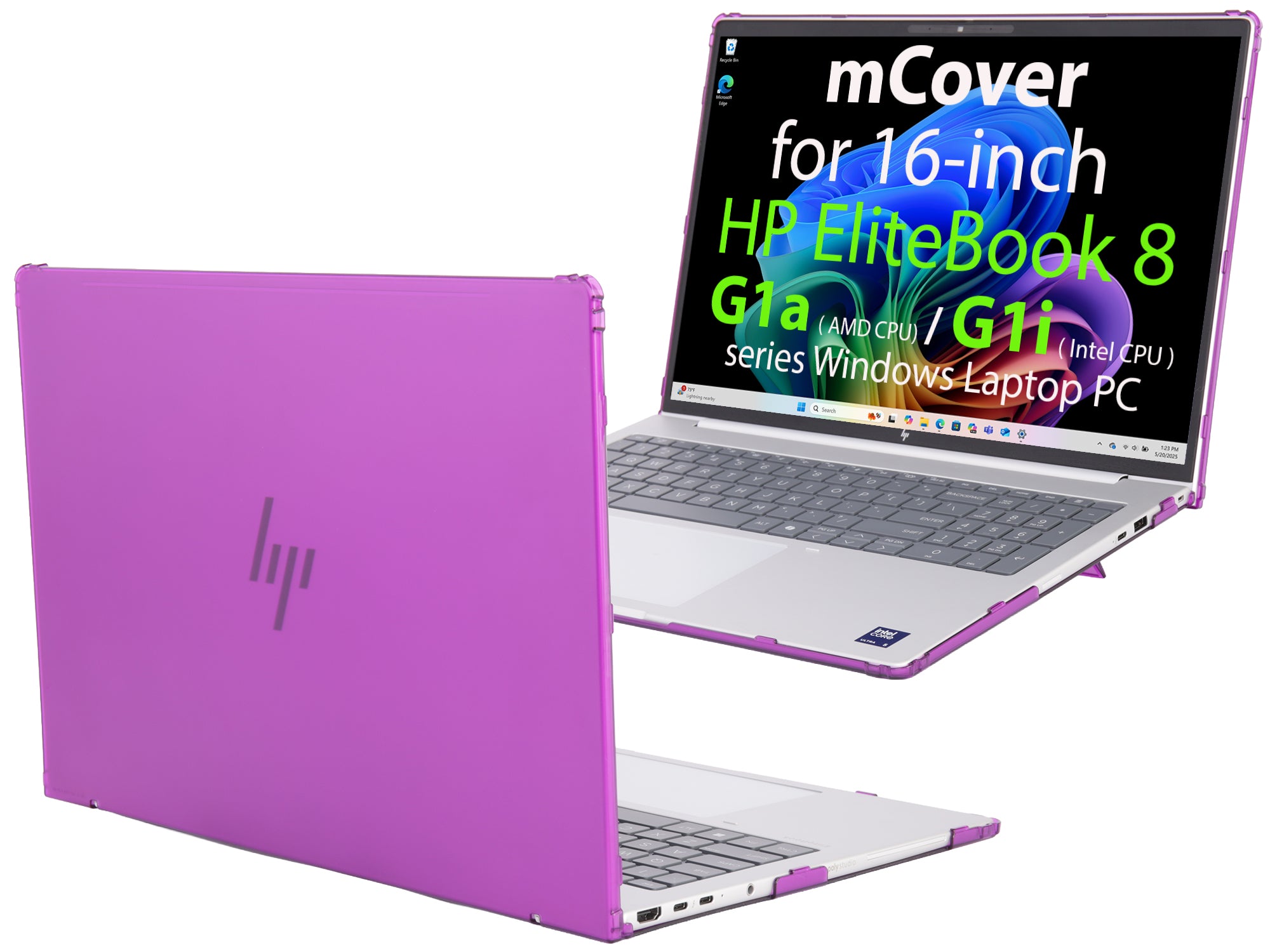 mCover Case Only Compatible for 2025～2026 16" HP EliteBook 8 G1a (AMD) | G1i (Intel) 16 inch Windows Notebook AI PC (Not for Other HP Models)