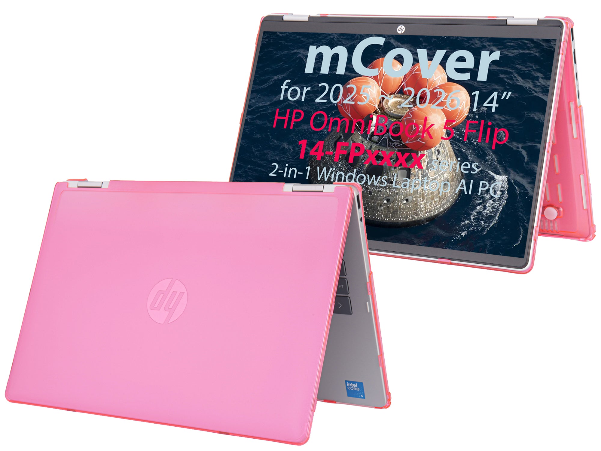 mCover Case Compatible Only for 2025-2026 14" HP OmniBook 5 Flip 14-FPxxxx 2-in-1 Windows Laptop Computer (NOT Fitting Any Other HP Models)