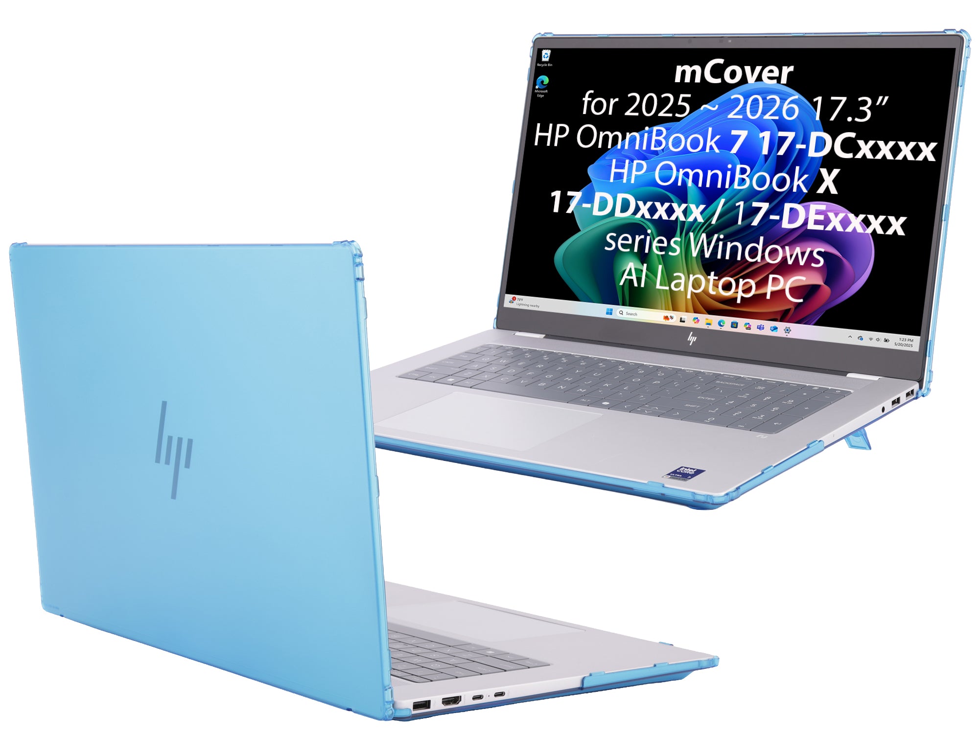 mCover Case ONLY Compatible for 17.3” 2025+ HP OmniBook 7 17-DCxxxx and OmniBook X 17-DDxxxx 17-DExxxx Series Windows Laptop PC (NOT Fitting Other HP Models)