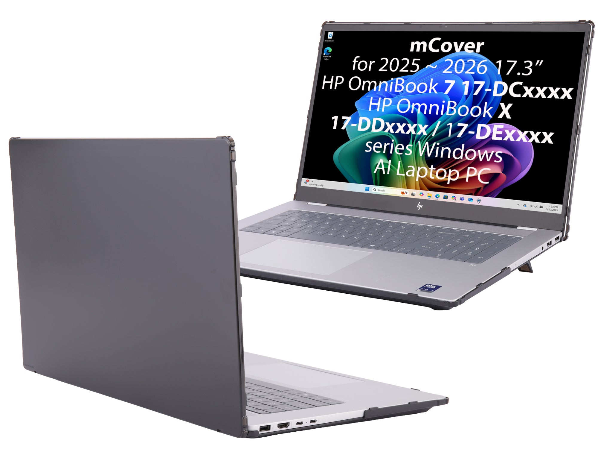 mCover Case ONLY Compatible for 17.3” 2025+ HP OmniBook 7 17-DCxxxx and OmniBook X 17-DDxxxx 17-DExxxx Series Windows Laptop PC (NOT Fitting Other HP Models)