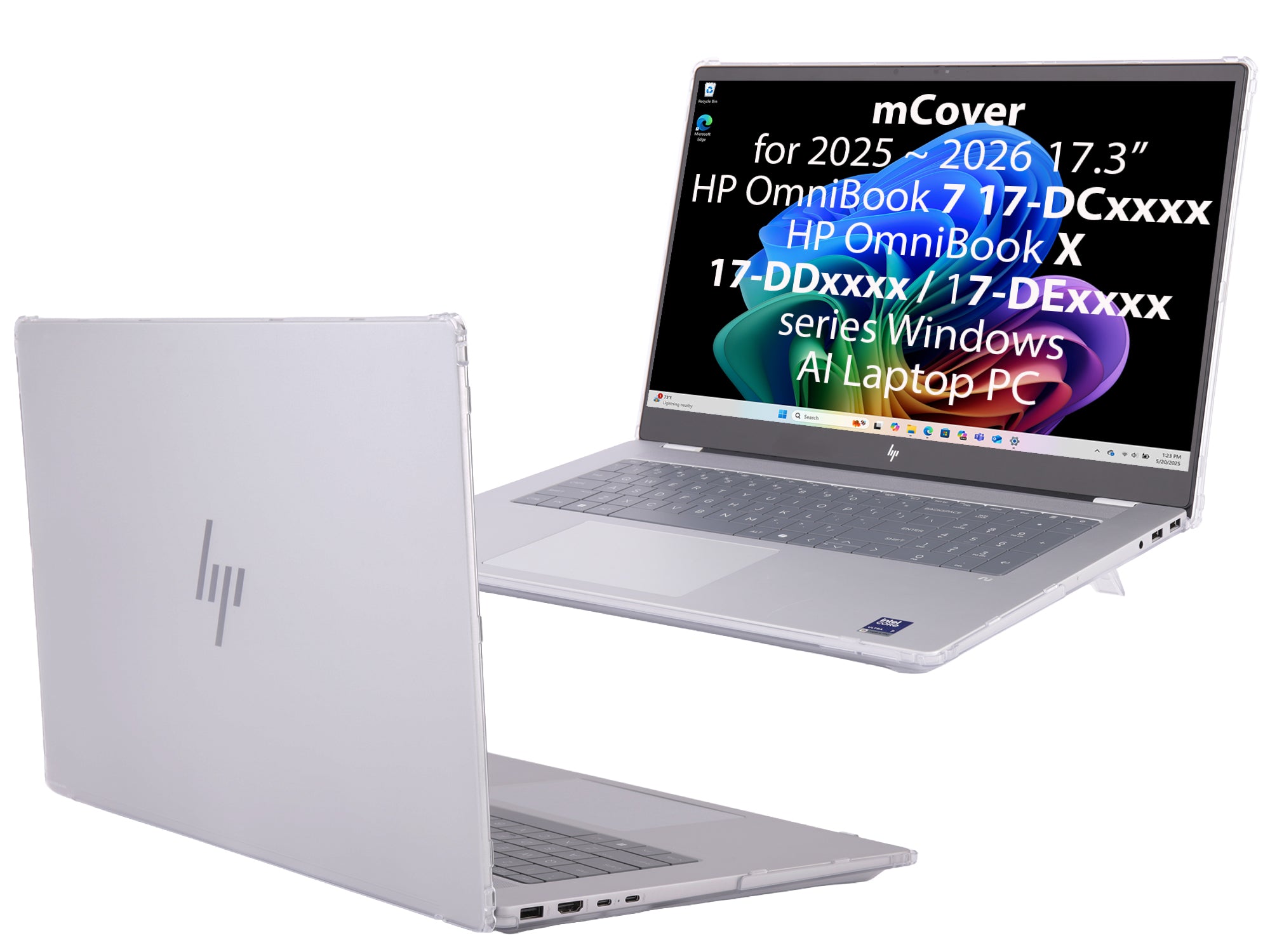 mCover Case ONLY Compatible for 17.3” 2025+ HP OmniBook 7 17-DCxxxx and OmniBook X 17-DDxxxx 17-DExxxx Series Windows Laptop PC (NOT Fitting Other HP Models)