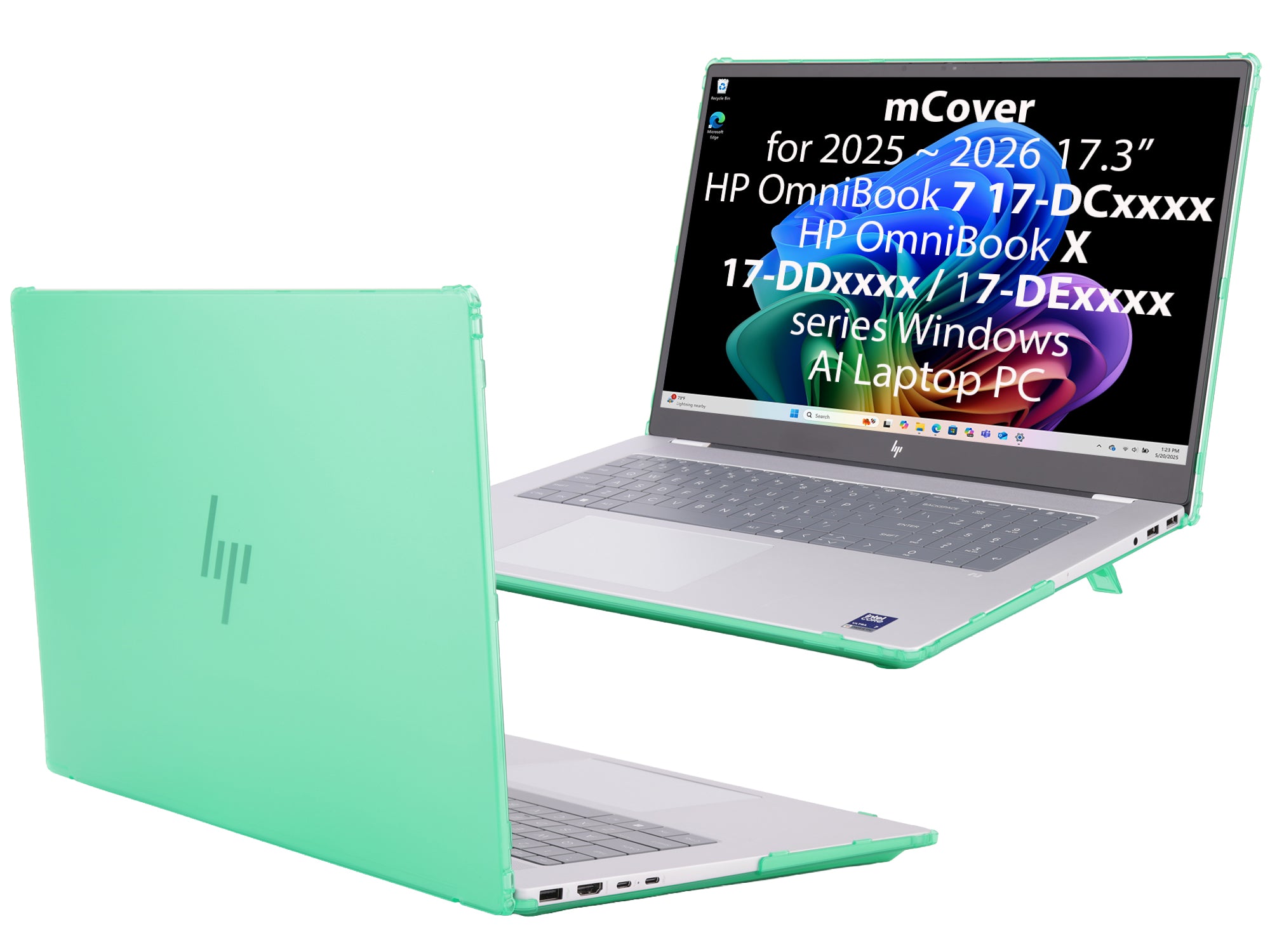 mCover Case ONLY Compatible for 17.3” 2025+ HP OmniBook 7 17-DCxxxx and OmniBook X 17-DDxxxx 17-DExxxx Series Windows Laptop PC (NOT Fitting Other HP Models)