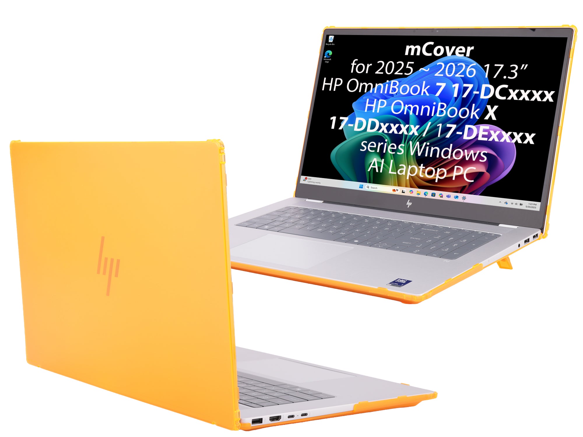 mCover Case ONLY Compatible for 17.3” 2025+ HP OmniBook 7 17-DCxxxx and OmniBook X 17-DDxxxx 17-DExxxx Series Windows Laptop PC (NOT Fitting Other HP Models)