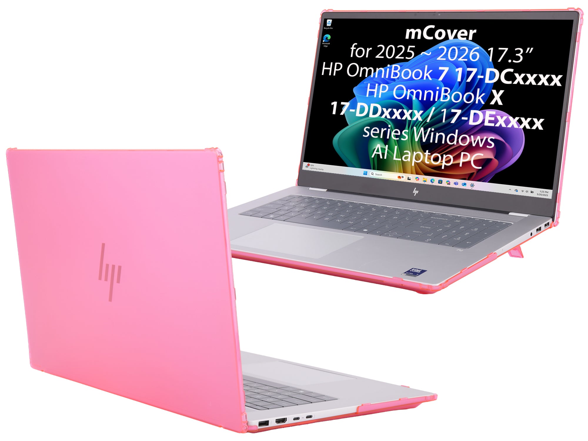 mCover Case ONLY Compatible for 17.3” 2025+ HP OmniBook 7 17-DCxxxx and OmniBook X 17-DDxxxx 17-DExxxx Series Windows Laptop PC (NOT Fitting Other HP Models)