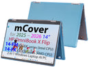 mCover Hard Case ONLY Compatible for 2025+ 14" HP OmniBook X Flip 14-FMxxxx 14-FKxxxx 2-in-1 (with 360° Hinge) Windows Laptop (NOT Fitting Any Other HP Models)