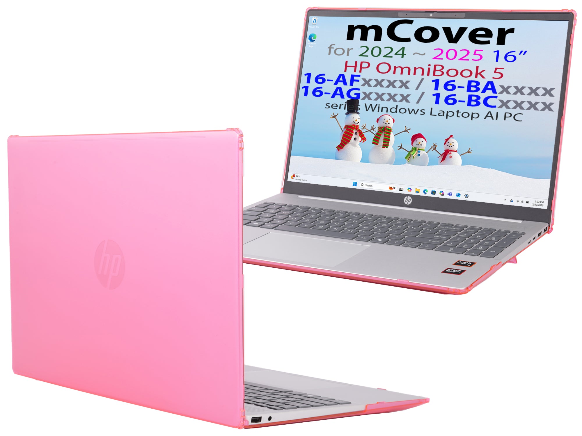 Windowsアクセサリー hp omnibook 5 16-af mCover Case ONLY Compatible for 16” 2024+ HP OmniBook 5 16-AF / 16-AG
