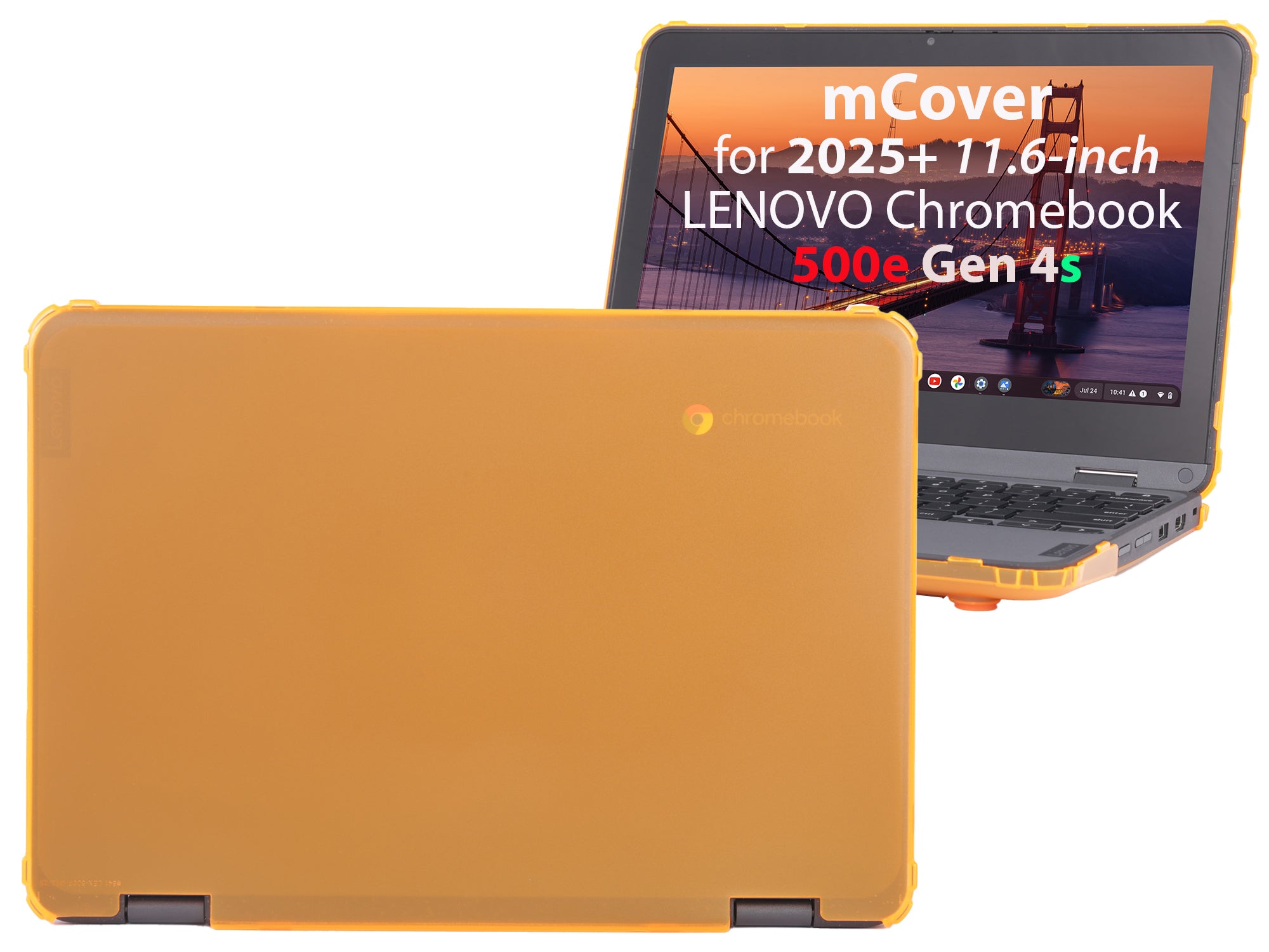 mCover Hard Shell Case Only Compatible for 2025 or Later 11.6" Lenovo 500e Chromebook Gen 4s 2-in-1 Laptop (NOT Fitting Any Other Lenovo Models)