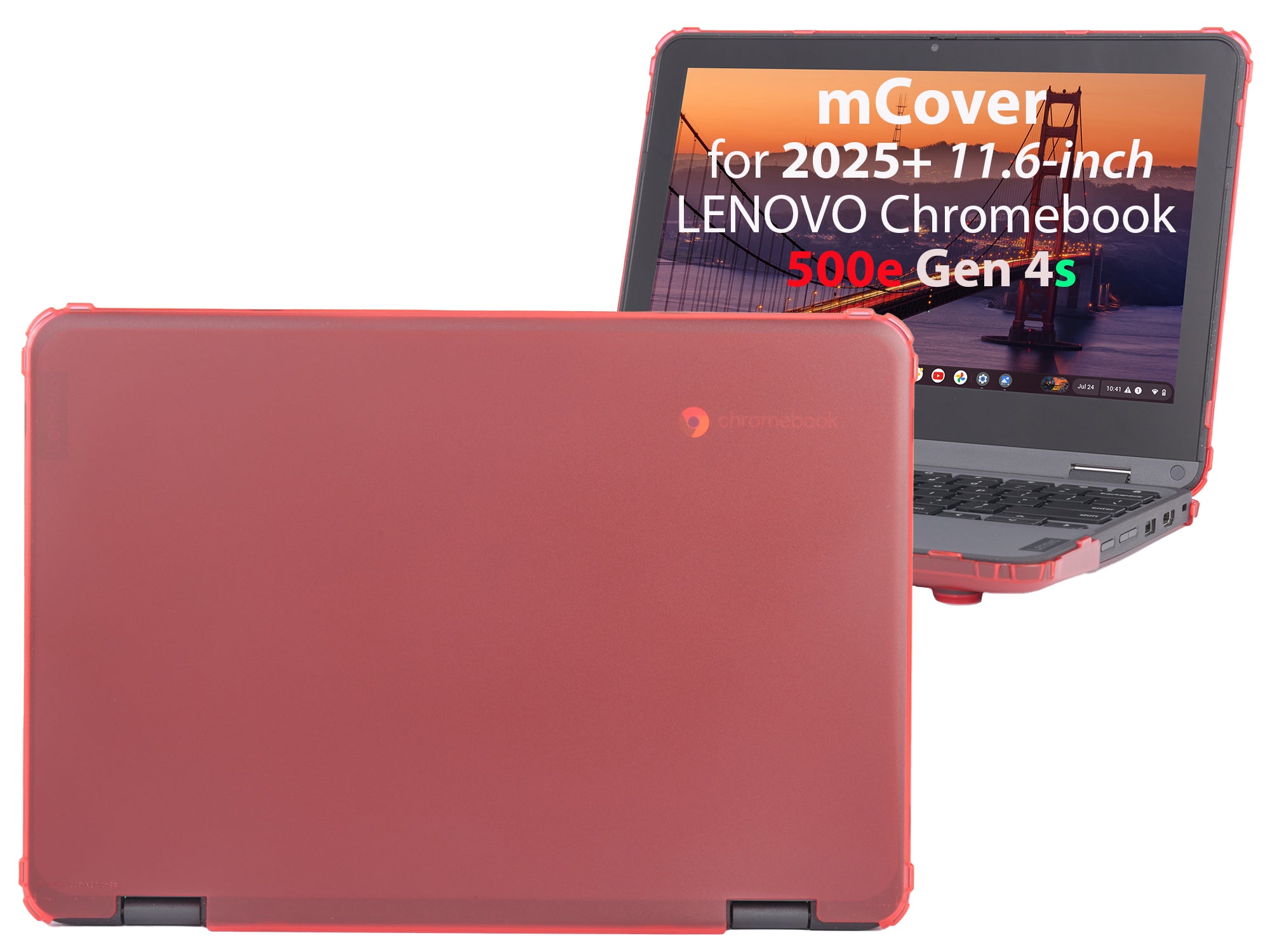 mCover Hard Shell Case Only Compatible for 2025 or Later 11.6" Lenovo 500e Chromebook Gen 4s 2-in-1 Laptop (NOT Fitting Any Other Lenovo Models)