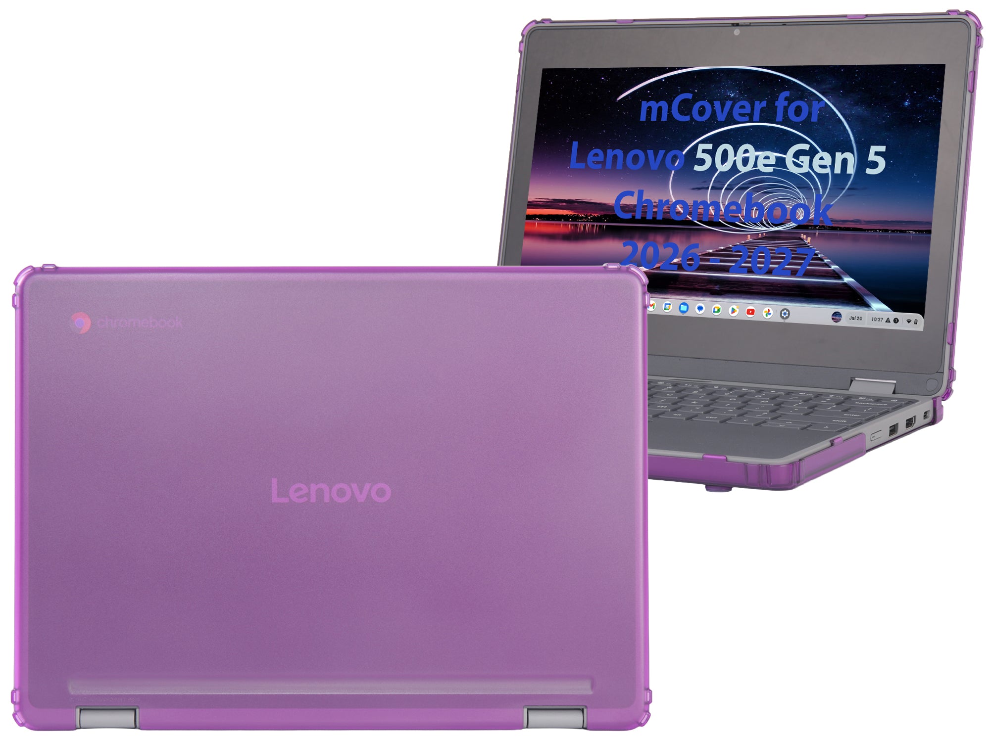 mCover Hard Case ONLY Compatible for 2026+ 11.6" or 12.2" Lenovo Chromebook 500e 2-in-1 Gen 5 Notebook Computer (NOT Fitting Any Other Lenovo Models)