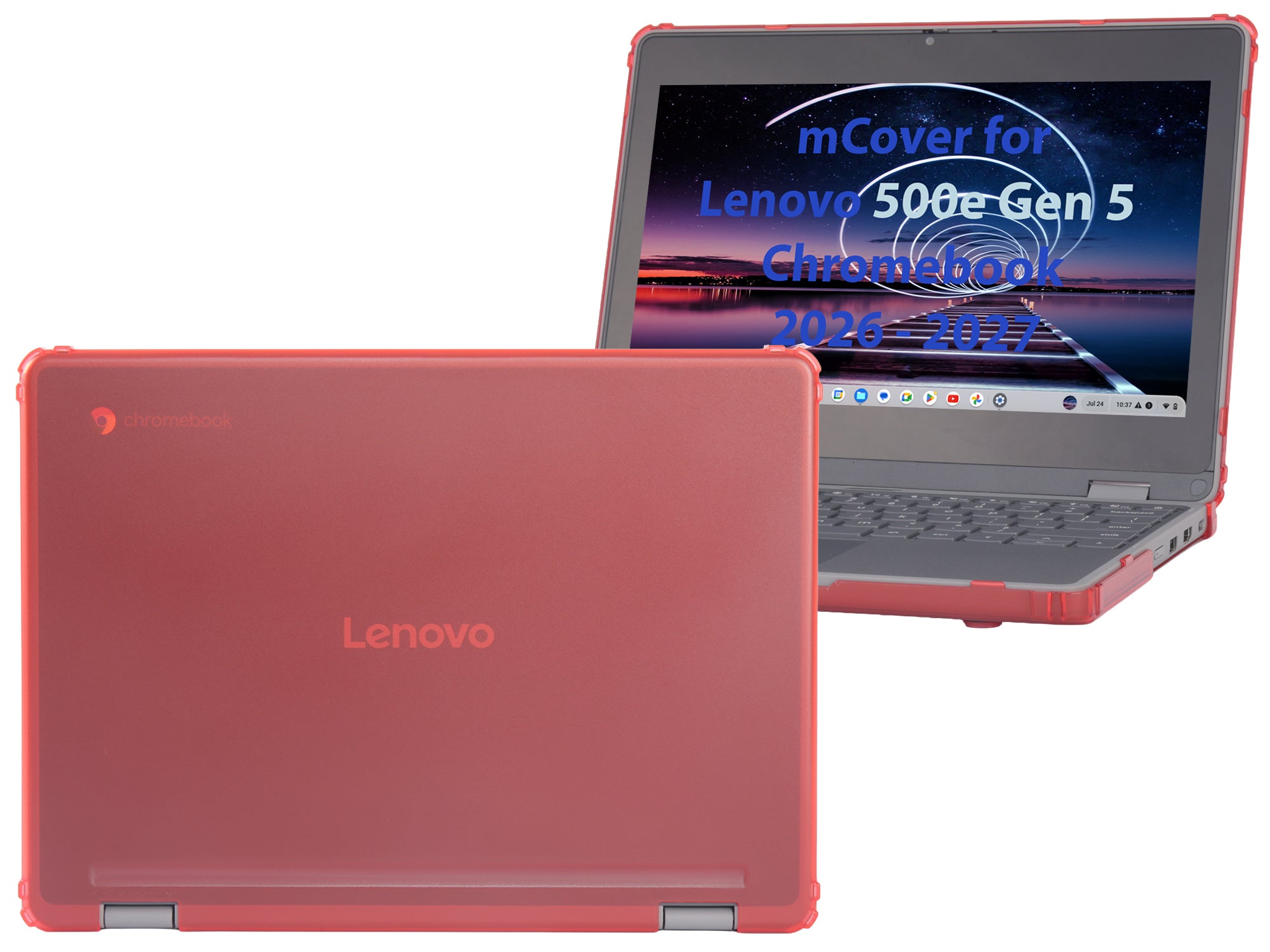 mCover Hard Case ONLY Compatible for 2026+ 11.6" or 12.2" Lenovo Chromebook 500e 2-in-1 Gen 5 Notebook Computer (NOT Fitting Any Other Lenovo Models)