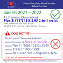 mCover Case Compatible with 2021~2022 11.6" Lenovo Flex 3i 11IGL05 2-in-1 Chromebook Laptop ONLY (NOT Fitting Any Other Lenovo Models)
